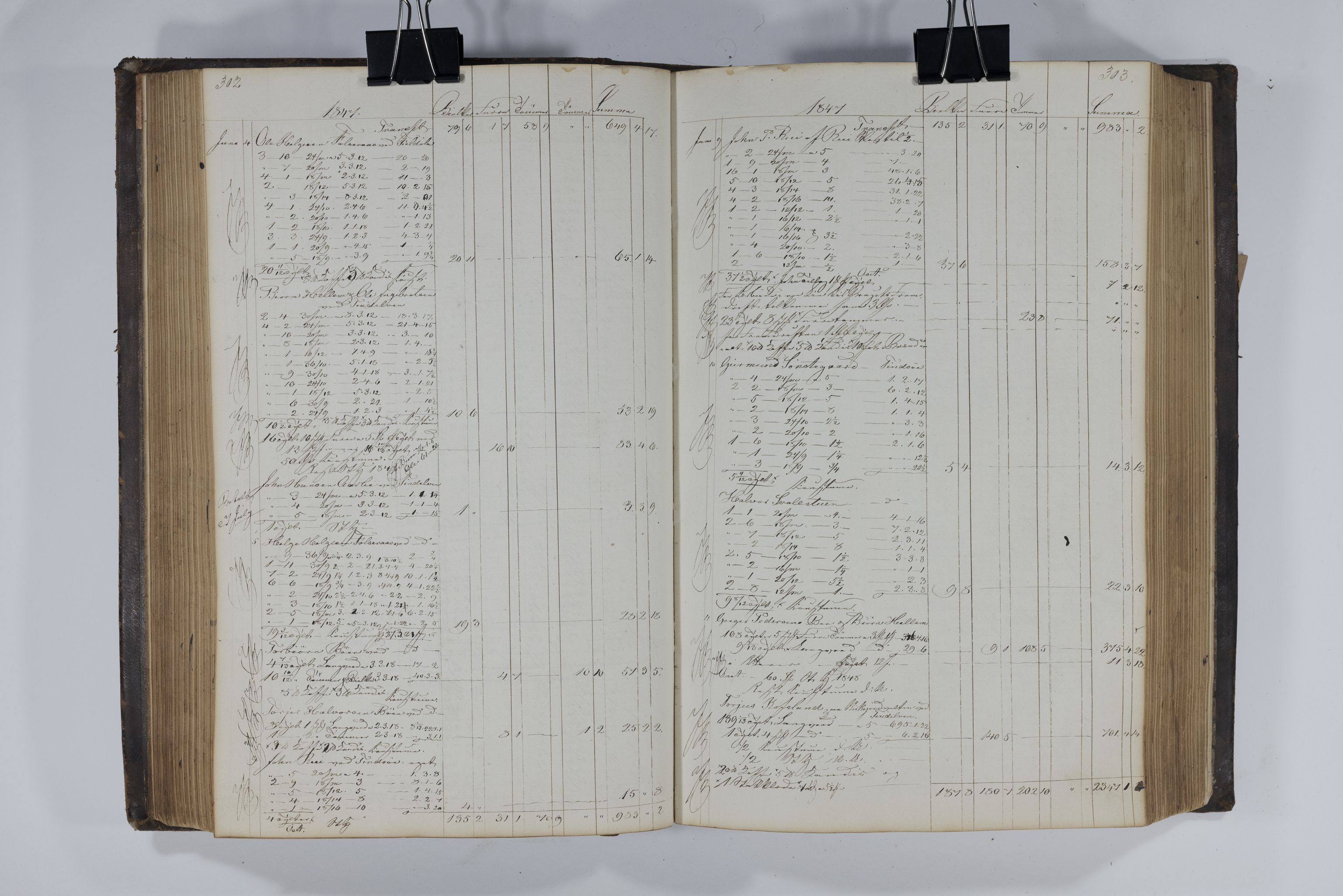 Blehr/ Kjellestad, TEMU/TGM-A-1212/E/Ea/L0001: Merkebok, 1847-1858, s. 155