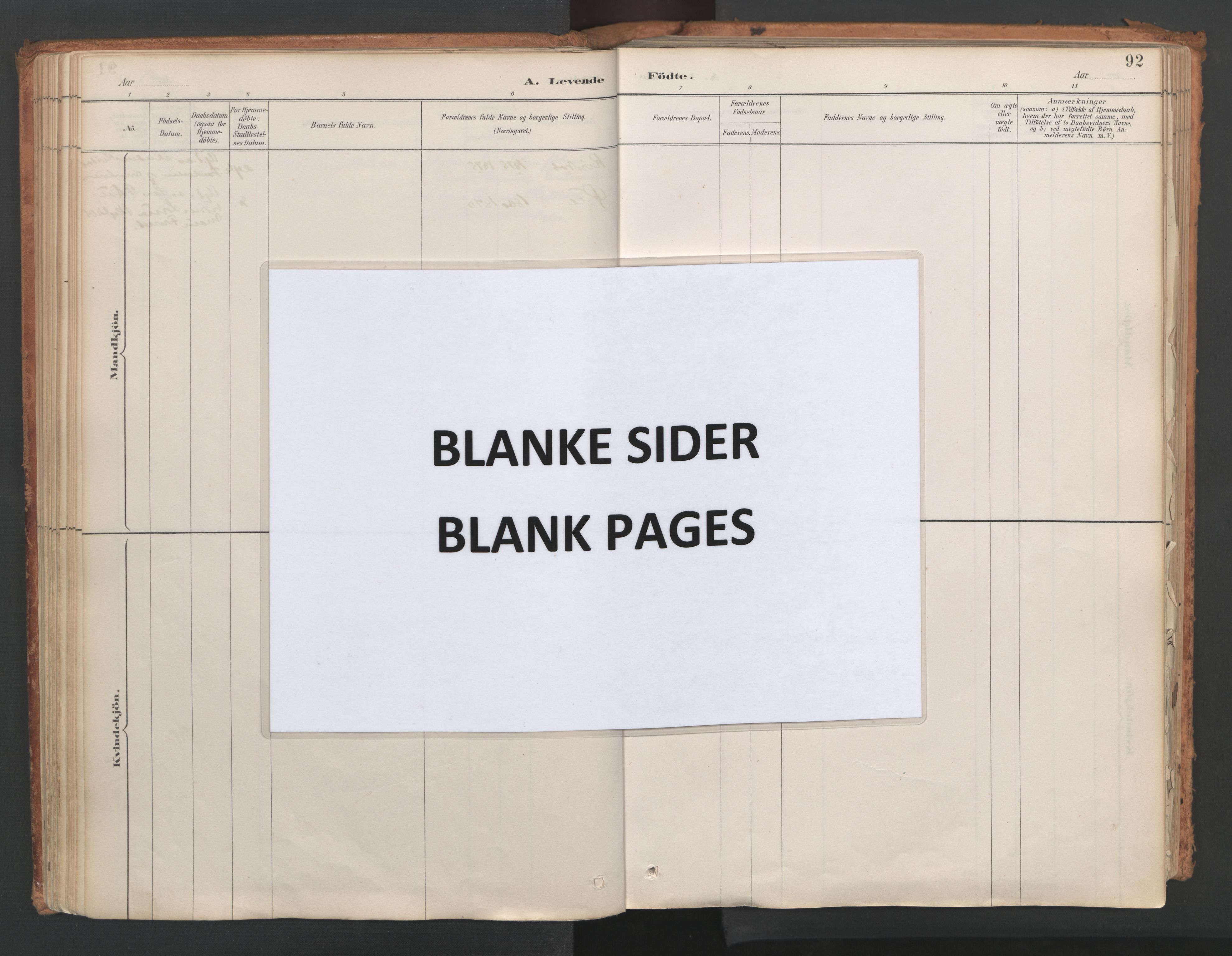 Ministerialprotokoller, klokkerbøker og fødselsregistre - Møre og Romsdal, AV/SAT-A-1454/515/L0211: Ministerialbok nr. 515A07, 1886-1910, s. 92