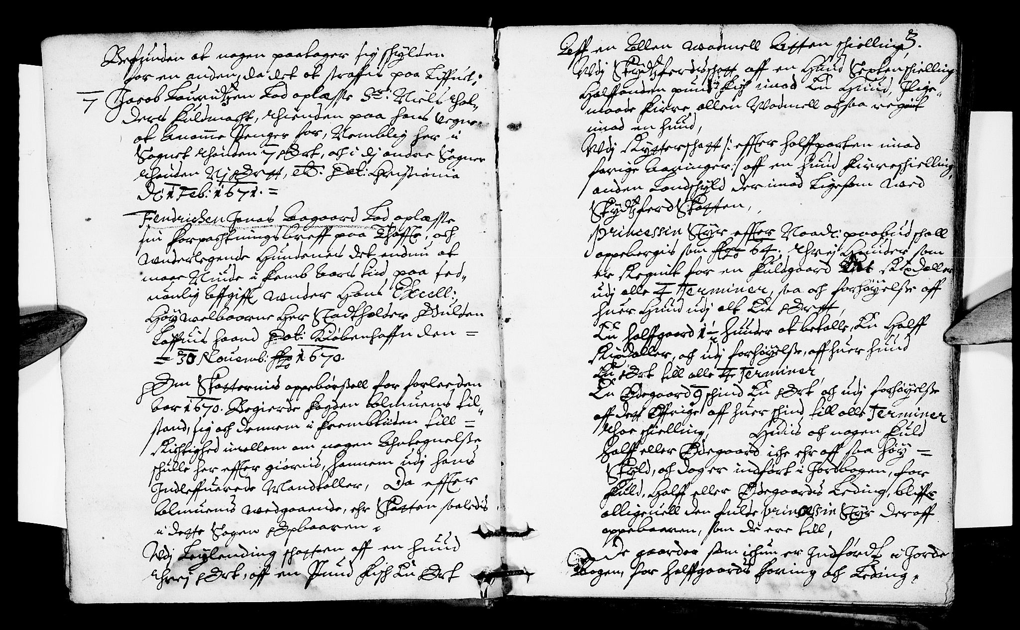 Sorenskriverier i Gudbrandsdalen, SAH/TING-036/G/Gb/Gba/L0008: Tingbok - Nord-Gudbrandsdal, 1671, s. 2b-3a