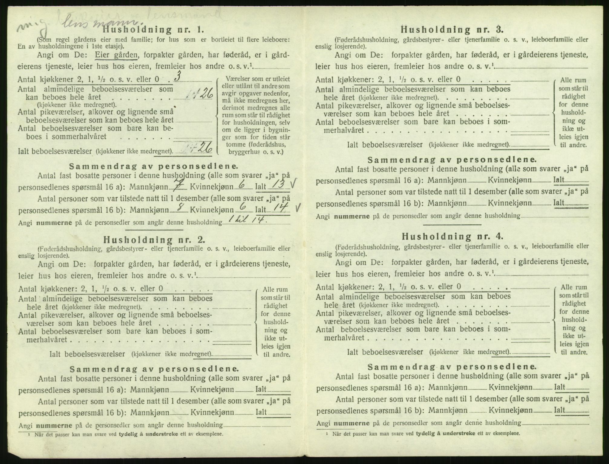 SAT, Folketelling 1920 for 1529 Skodje herred, 1920, s. 162
