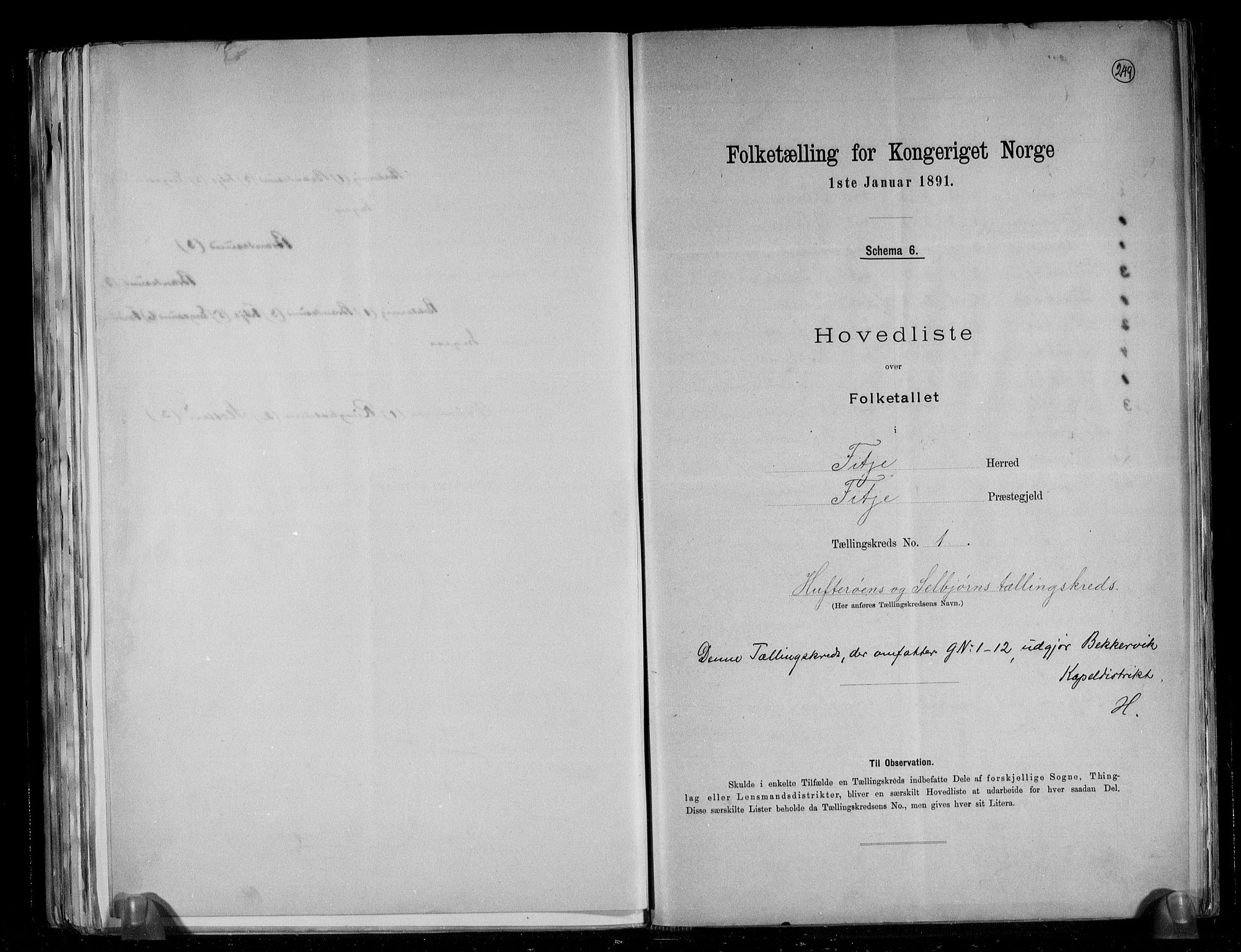 RA, Folketelling 1891 for 1222 Fitjar herred, 1891, s. 4