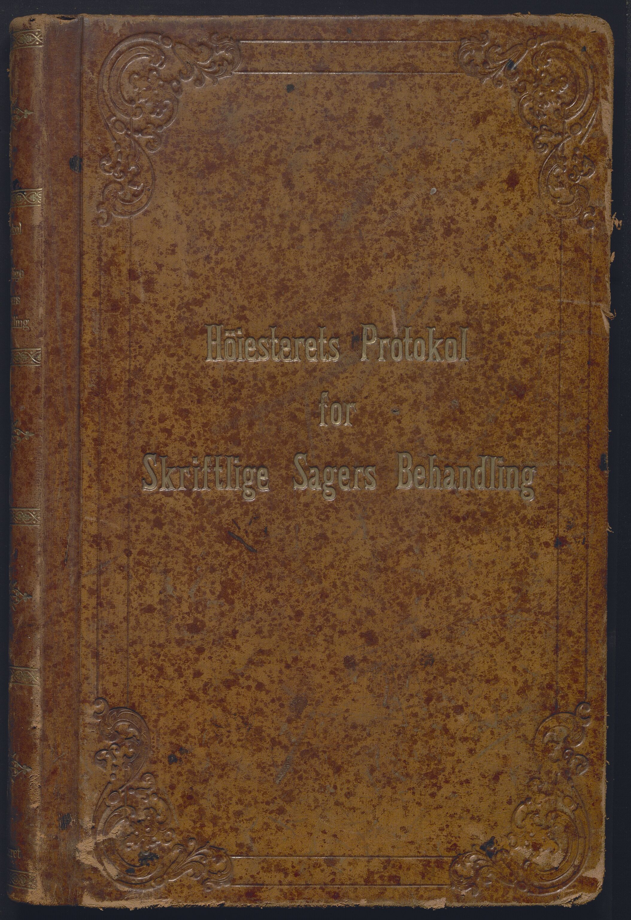 Høyesterett, AV/RA-S-1002/E/Ef/L0020: Protokoll over saker som gikk til skriftlig behandling, 1901-1904