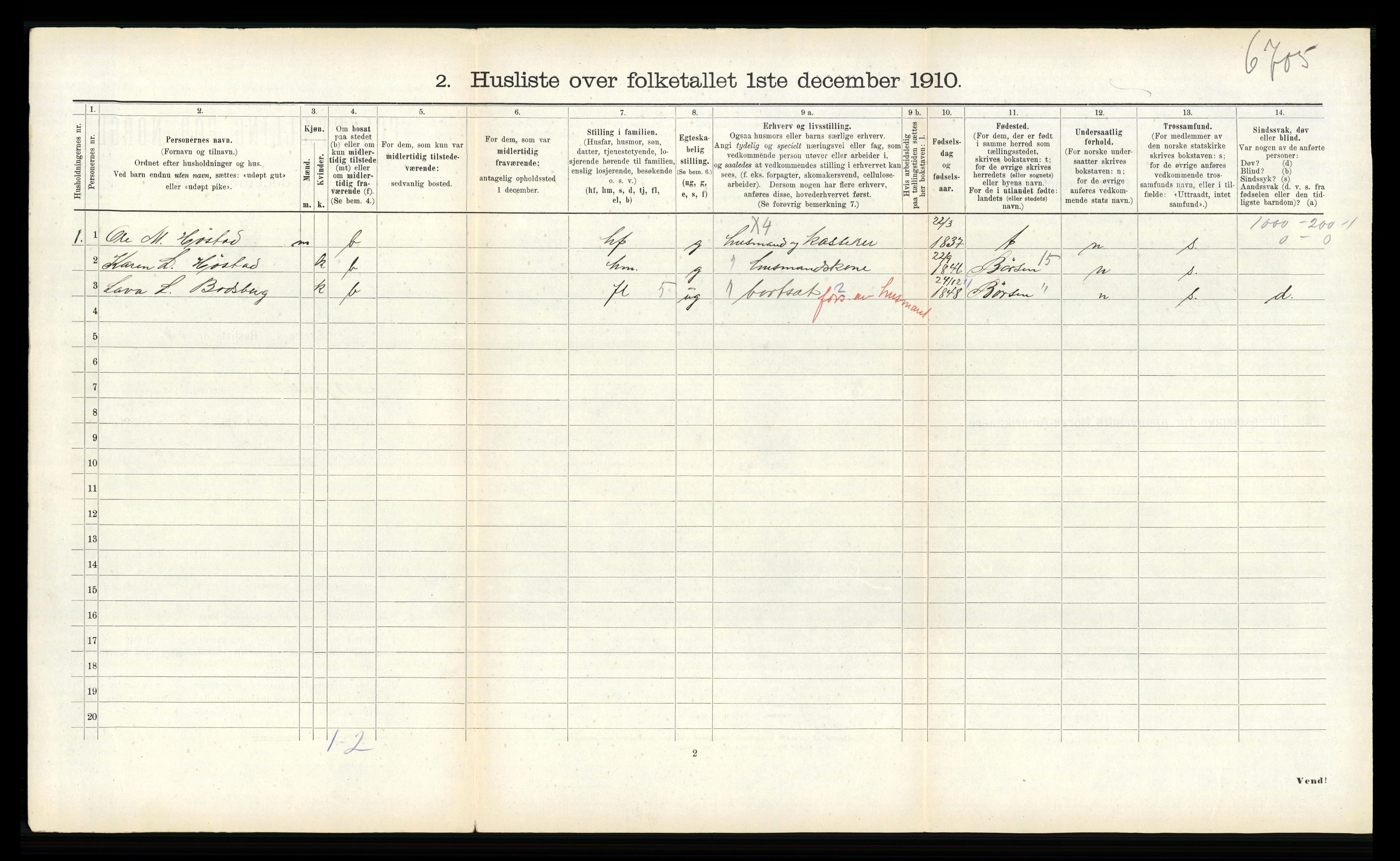 RA, Folketelling 1910 for 1655 Byneset herred, 1910, s. 568