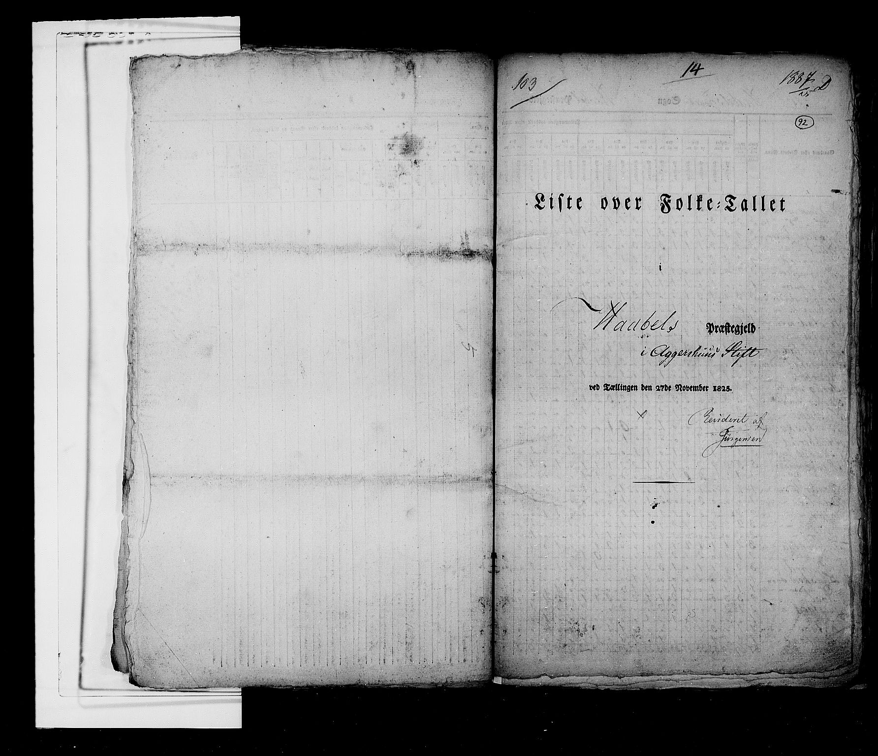 RA, Folketellingen 1825, bind 3: Smålenenes amt, 1825, s. 92