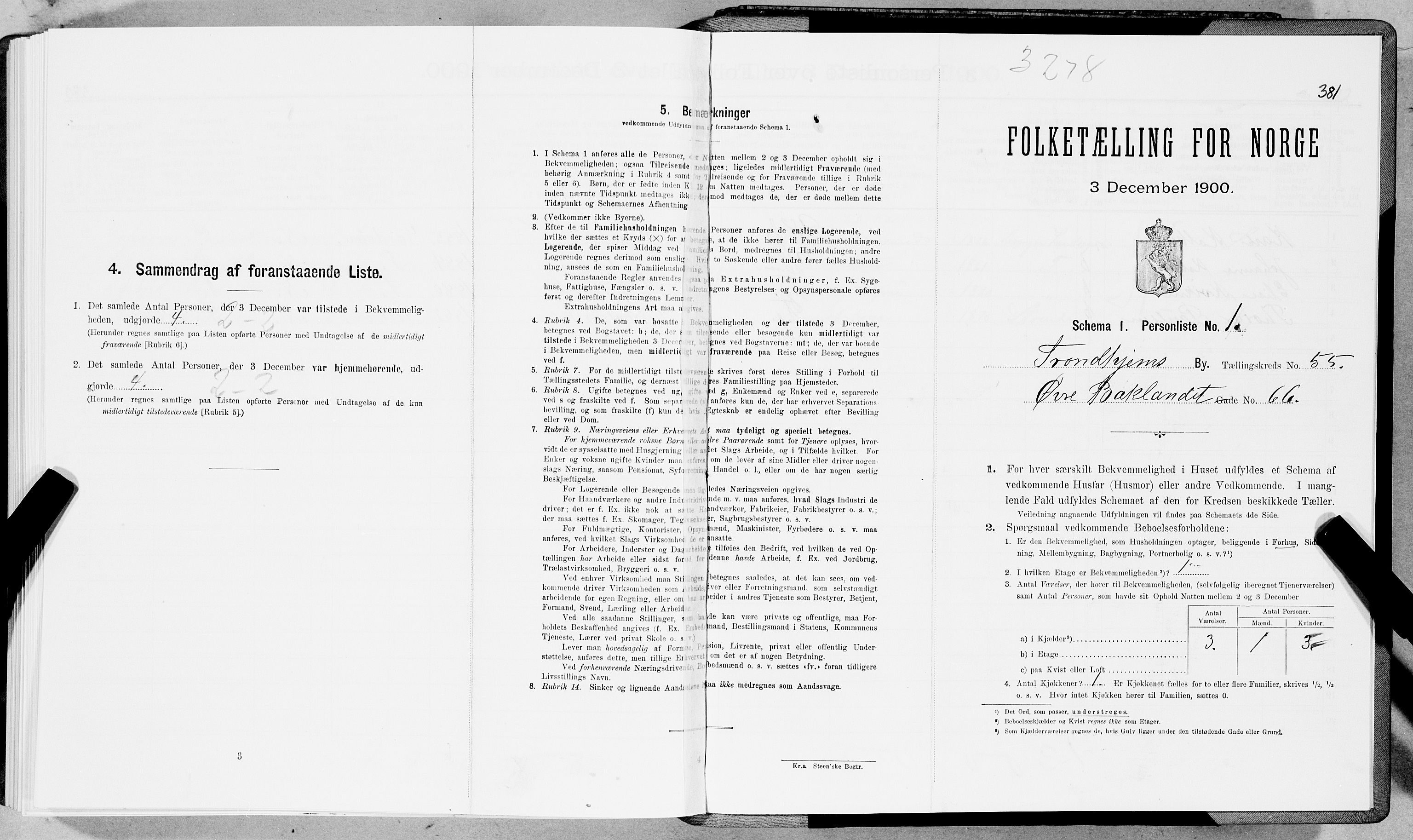 SAT, Folketelling 1900 for 1601 Trondheim kjøpstad, 1900, s. 9450