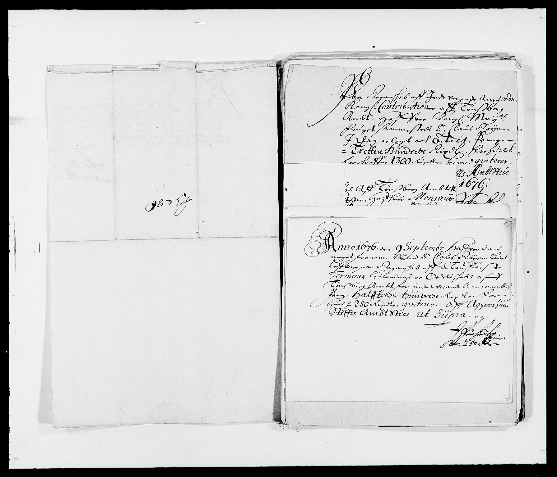 Rentekammeret inntil 1814, Reviderte regnskaper, Fogderegnskap, RA/EA-4092/R32/L1845: Fogderegnskap Jarlsberg grevskap, 1676-1678, s. 410