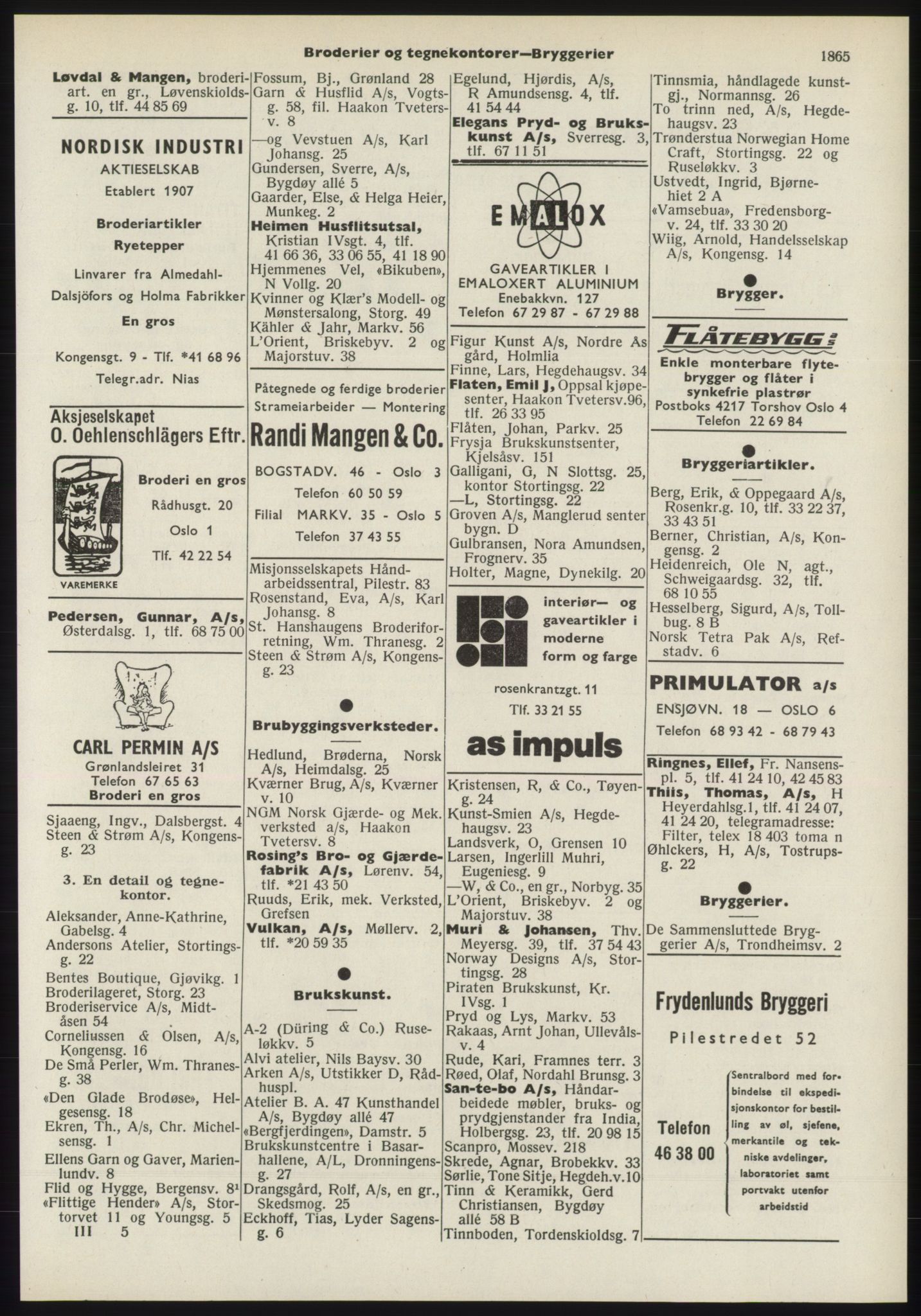 Kristiania/Oslo adressebok, PUBL/-, 1970-1971, s. 1865