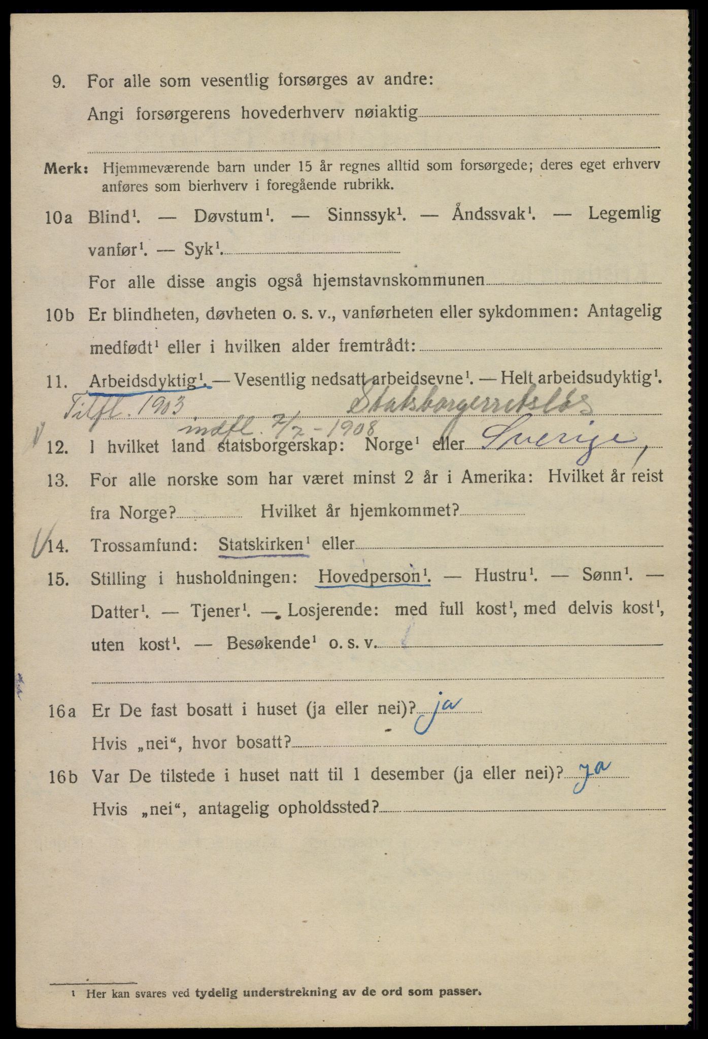 SAO, Folketelling 1920 for 0301 Kristiania kjøpstad, 1920, s. 332924