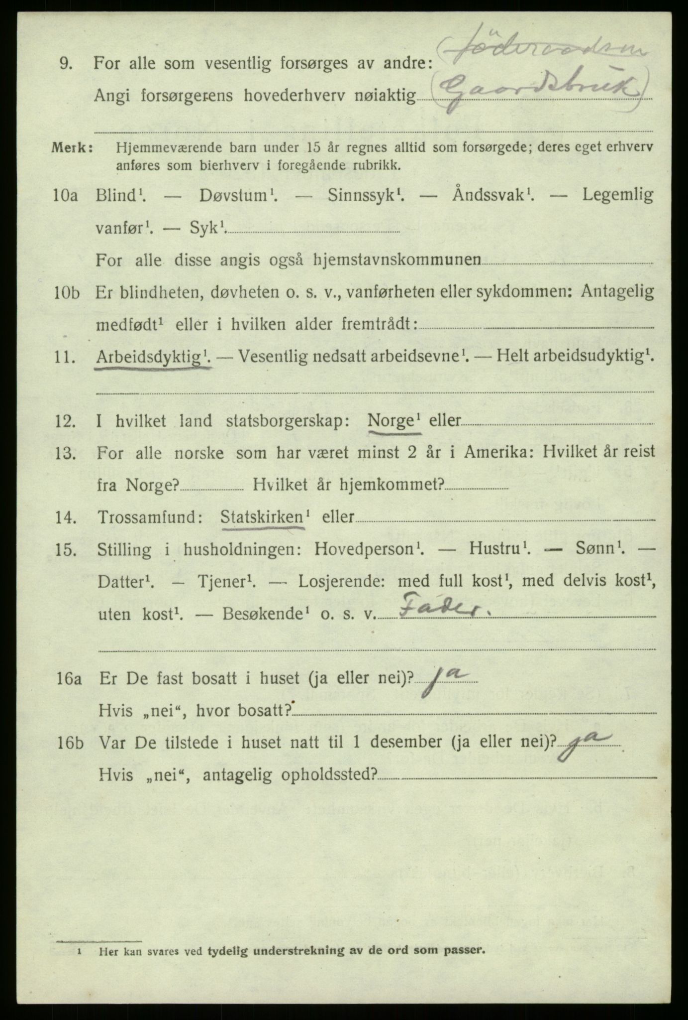 SAB, Folketelling 1920 for 1261 Manger herred, 1920, s. 8369