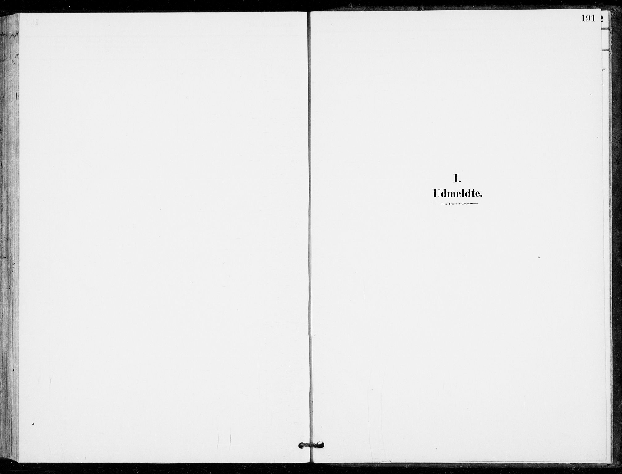 Nore kirkebøker, SAKO/A-238/G/Gc/L0003: Klokkerbok nr. III 3, 1881-1941, s. 191
