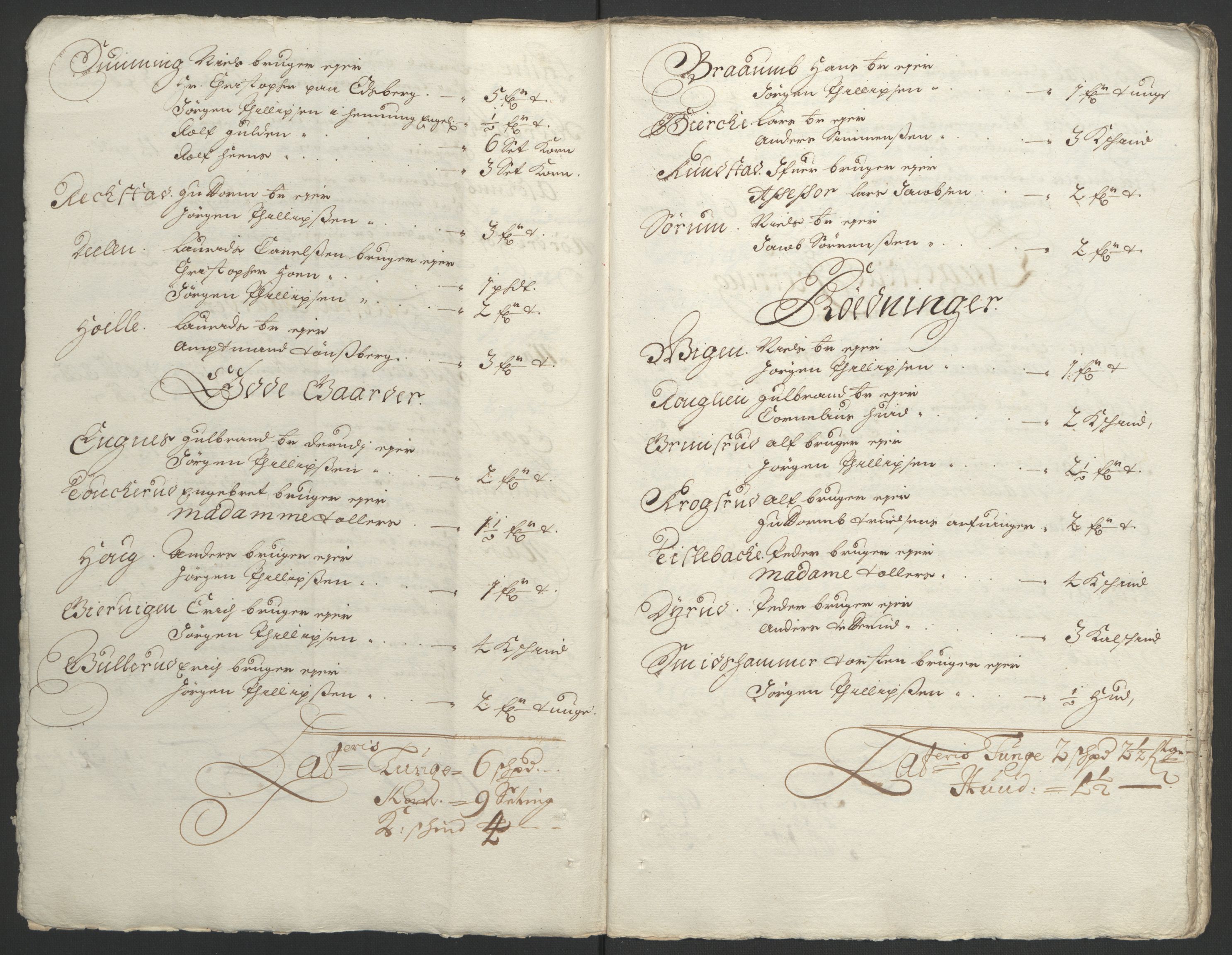 Rentekammeret inntil 1814, Reviderte regnskaper, Fogderegnskap, AV/RA-EA-4092/R18/L1291: Fogderegnskap Hadeland, Toten og Valdres, 1692, s. 70