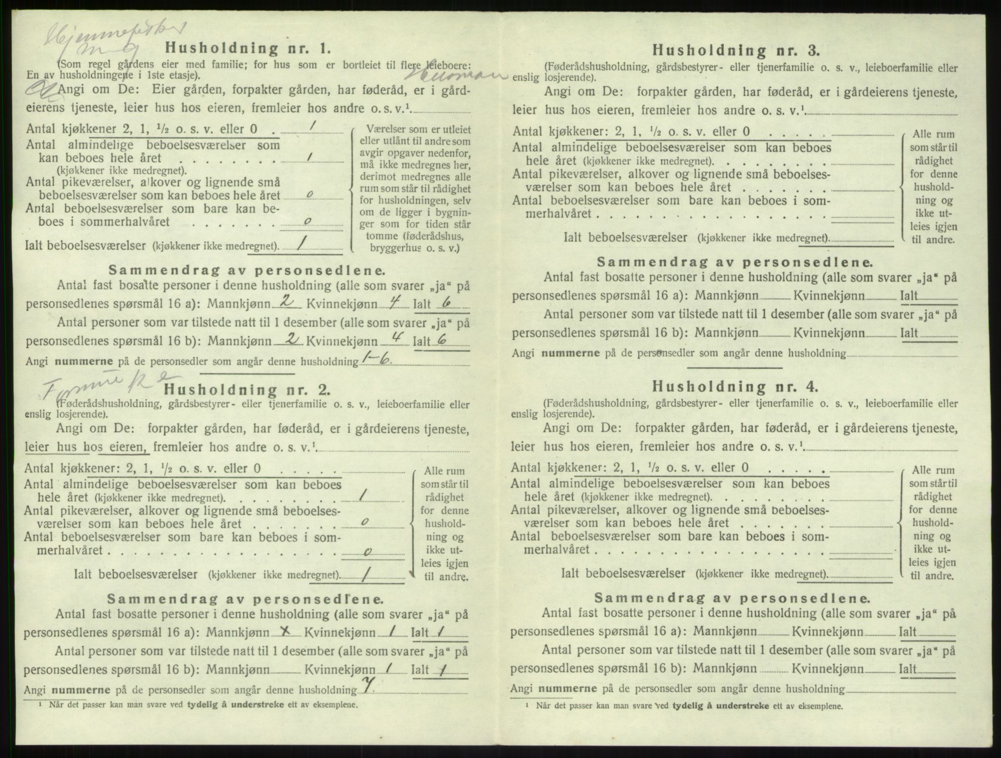 SAB, Folketelling 1920 for 1418 Balestrand herred, 1920, s. 680