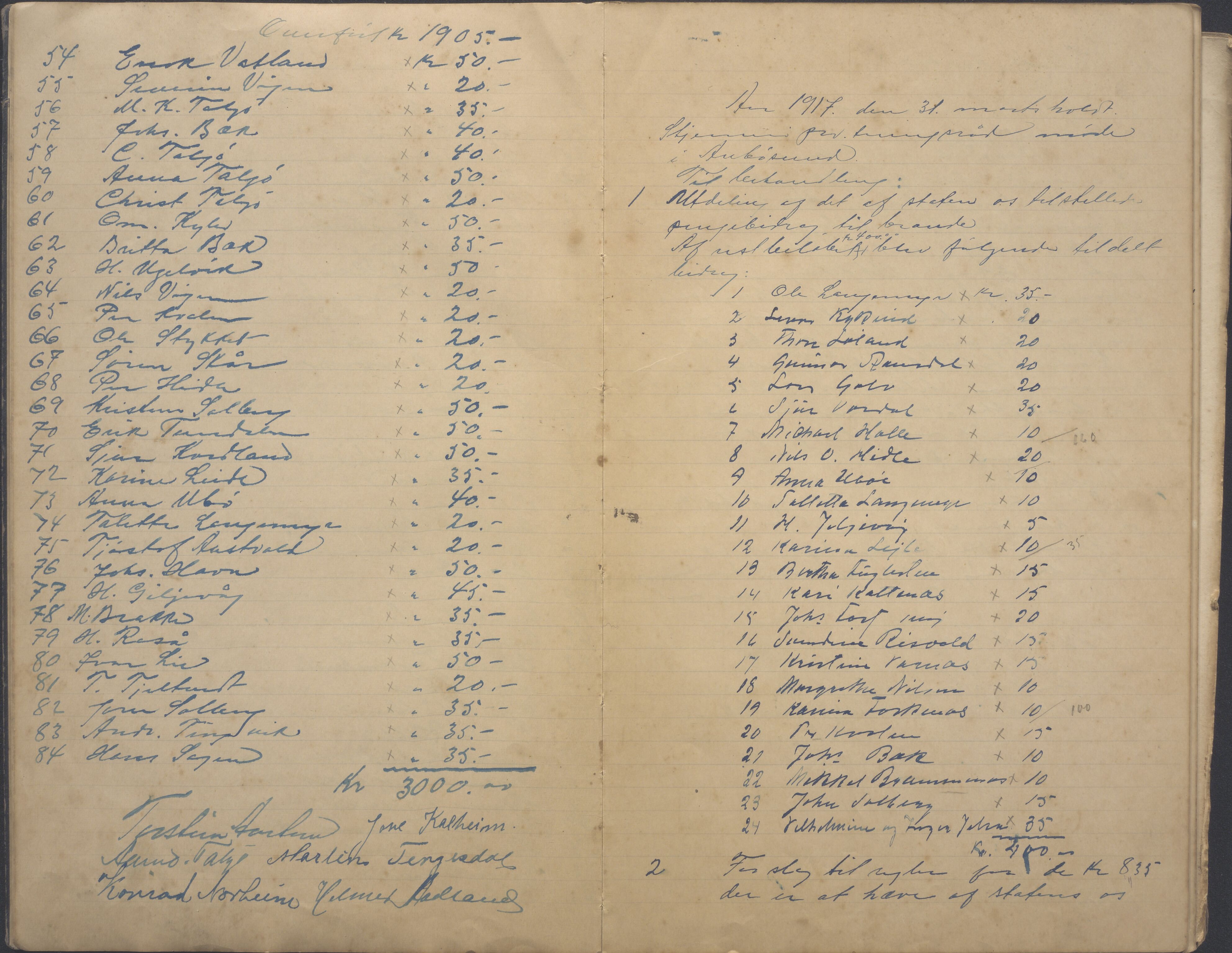 Sjernarøy kommune. Provianteringsrådet, BYST/A-0914/A/L0001: Møtebok og regnskapsbok, 1916-1919