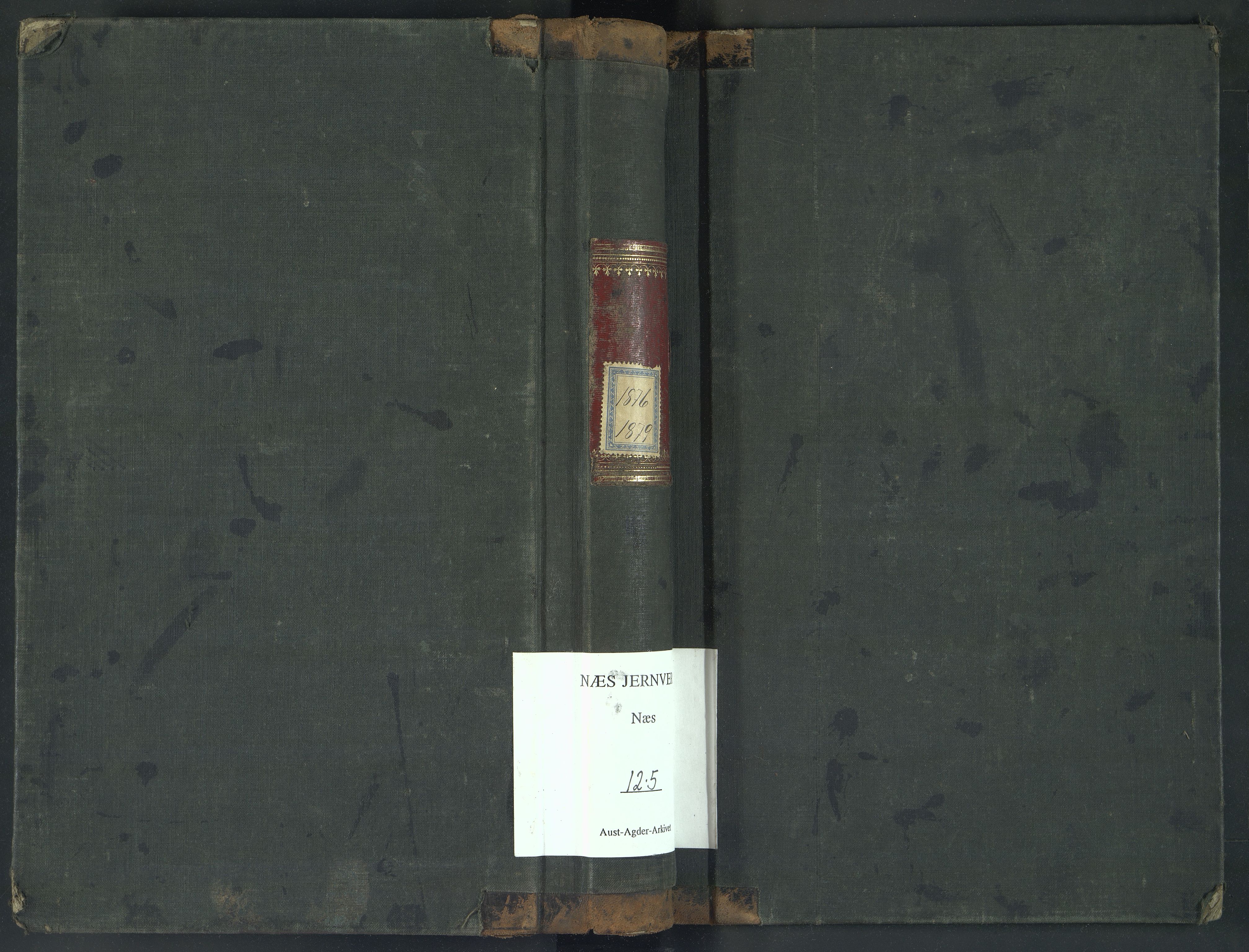Næs Jernverk, NESJ/NJM-004/12/L0005: Journal, varer til verksfolk, 1876-1877