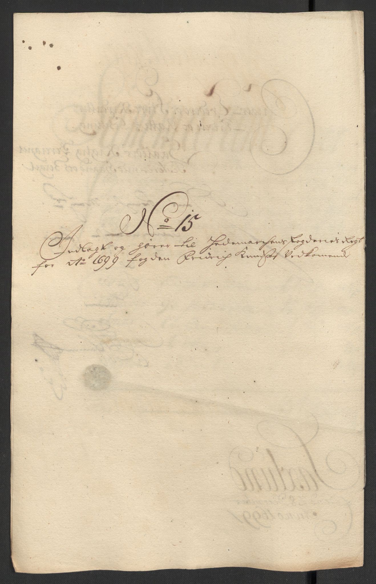 Rentekammeret inntil 1814, Reviderte regnskaper, Fogderegnskap, AV/RA-EA-4092/R16/L1038: Fogderegnskap Hedmark, 1699, s. 170