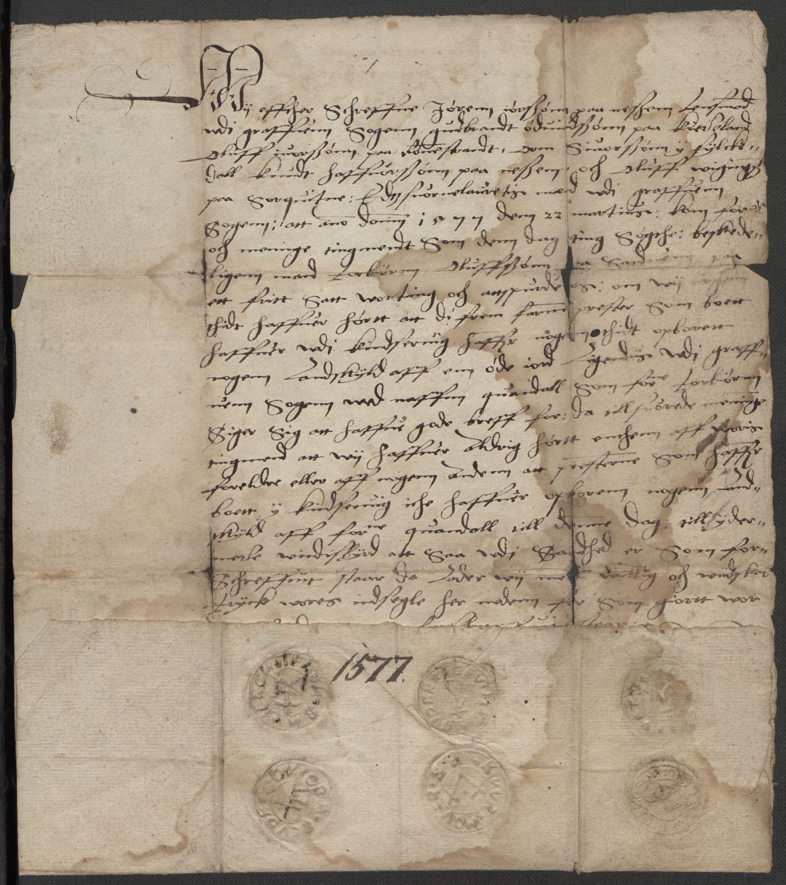 Riksarkivets diplomsamling, AV/RA-EA-5965/F15/L0037: Prestearkiv - Hordaland, 1577-1733, s. 5