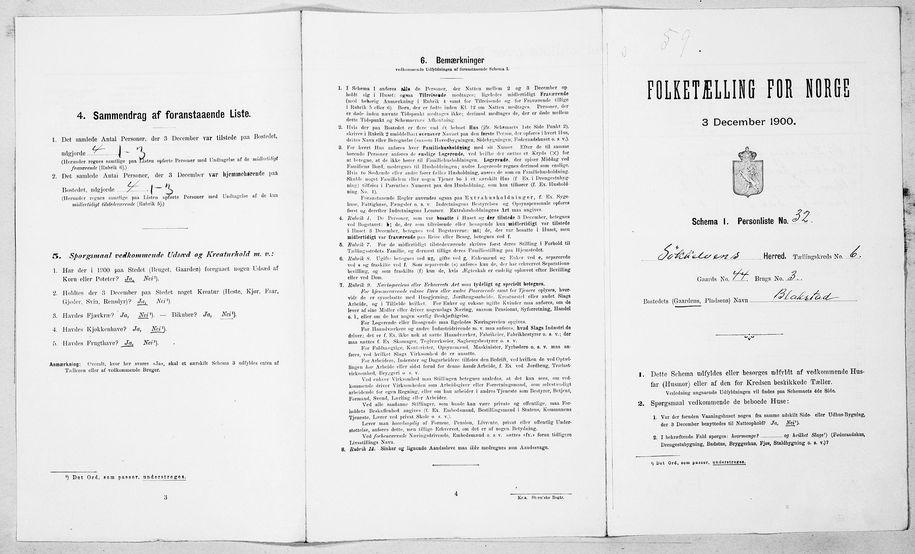 SAT, Folketelling 1900 for 1528 Sykkylven herred, 1900, s. 691