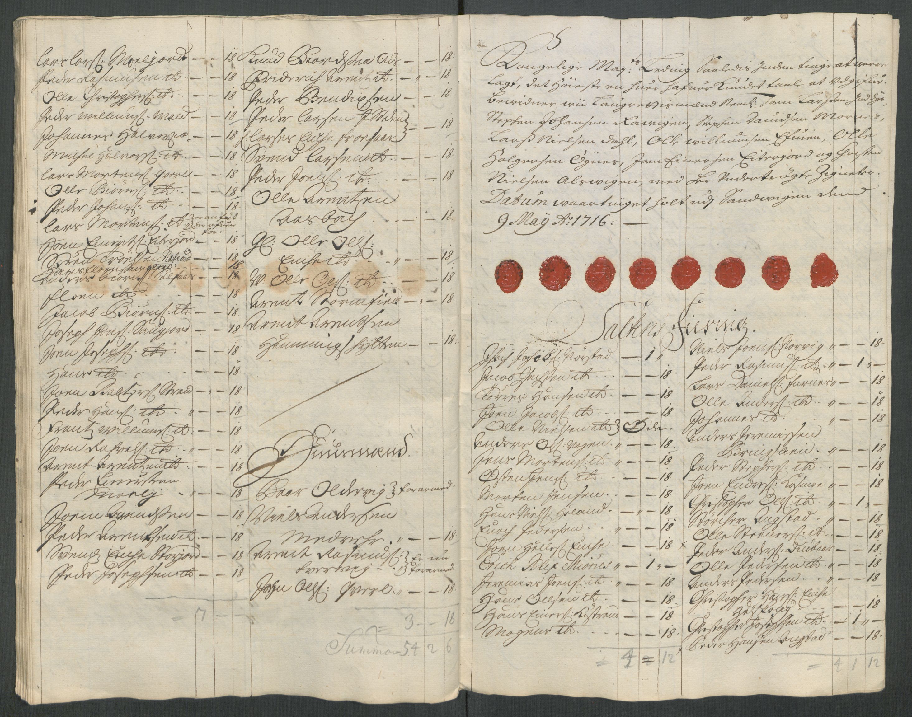 Rentekammeret inntil 1814, Reviderte regnskaper, Fogderegnskap, AV/RA-EA-4092/R66/L4586: Fogderegnskap Salten, 1716, s. 160