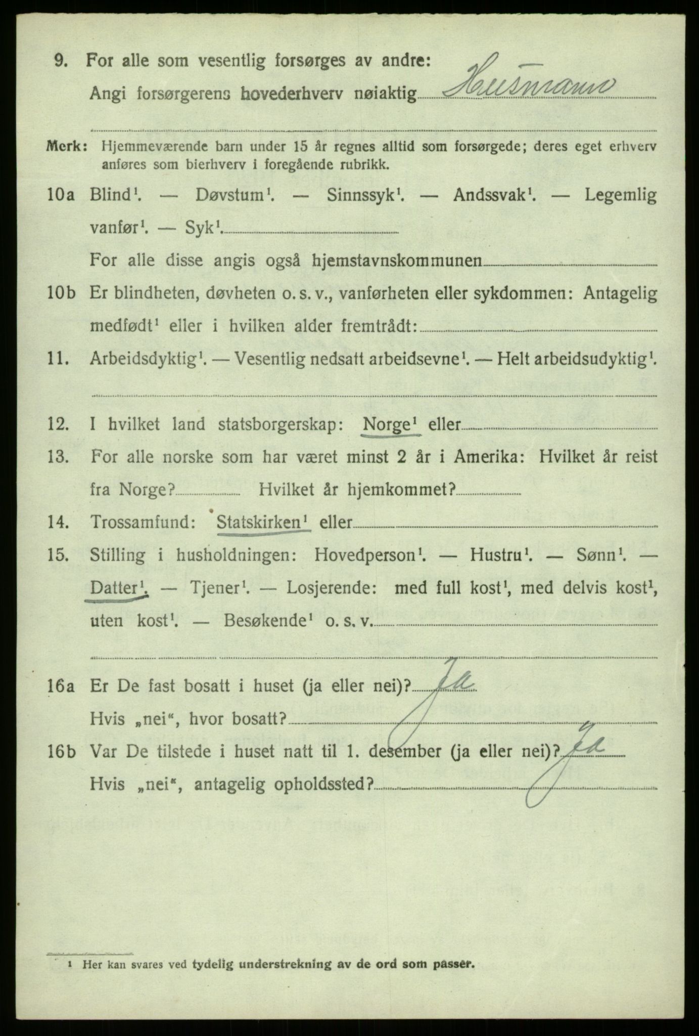 SAB, Folketelling 1920 for 1422 Lærdal herred, 1920, s. 4287