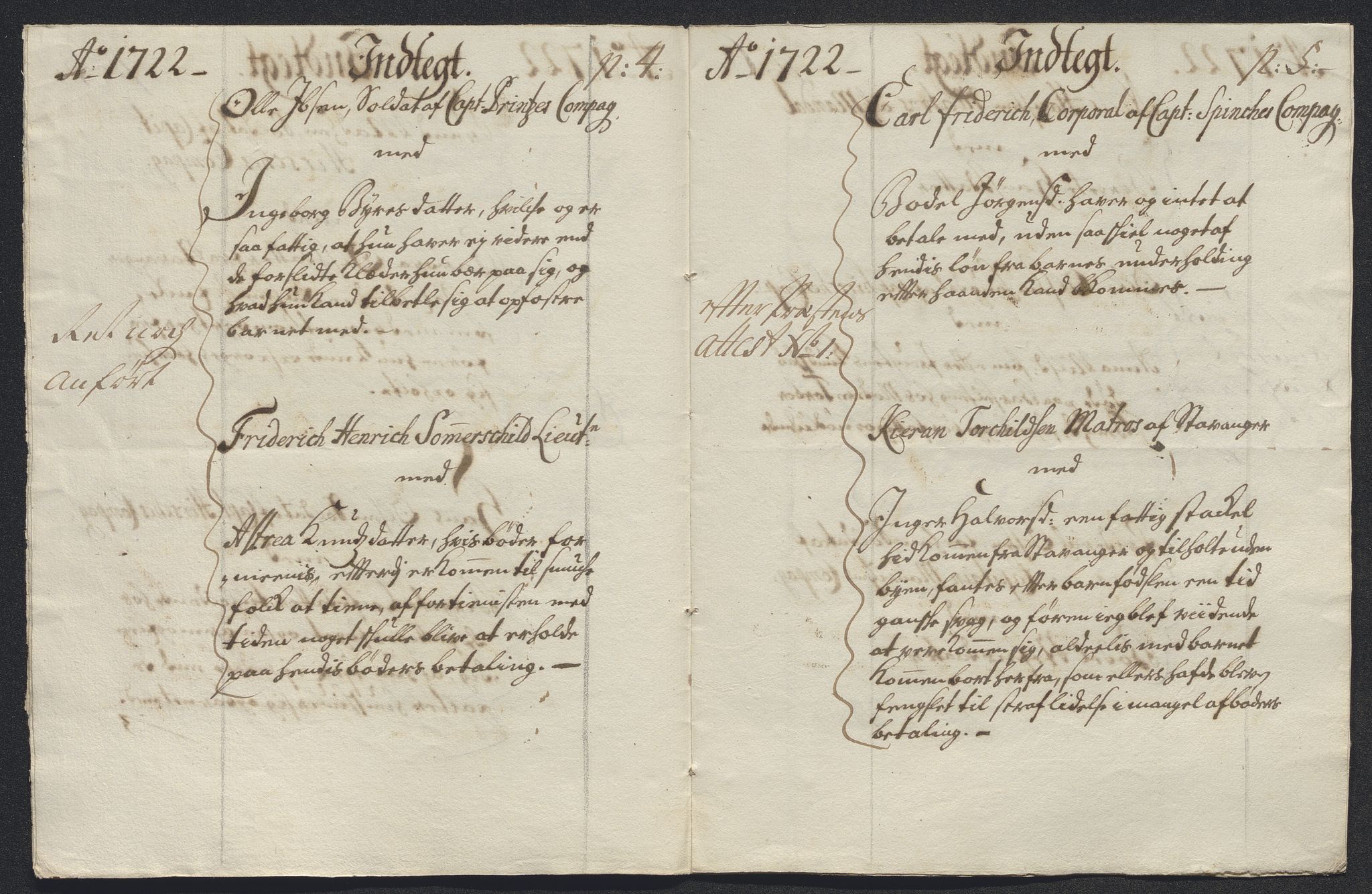 Rentekammeret inntil 1814, Reviderte regnskaper, Byregnskaper, AV/RA-EA-4066/R/Rm/L0286: [M19] Sikt og sakefall, 1719-1727, s. 84