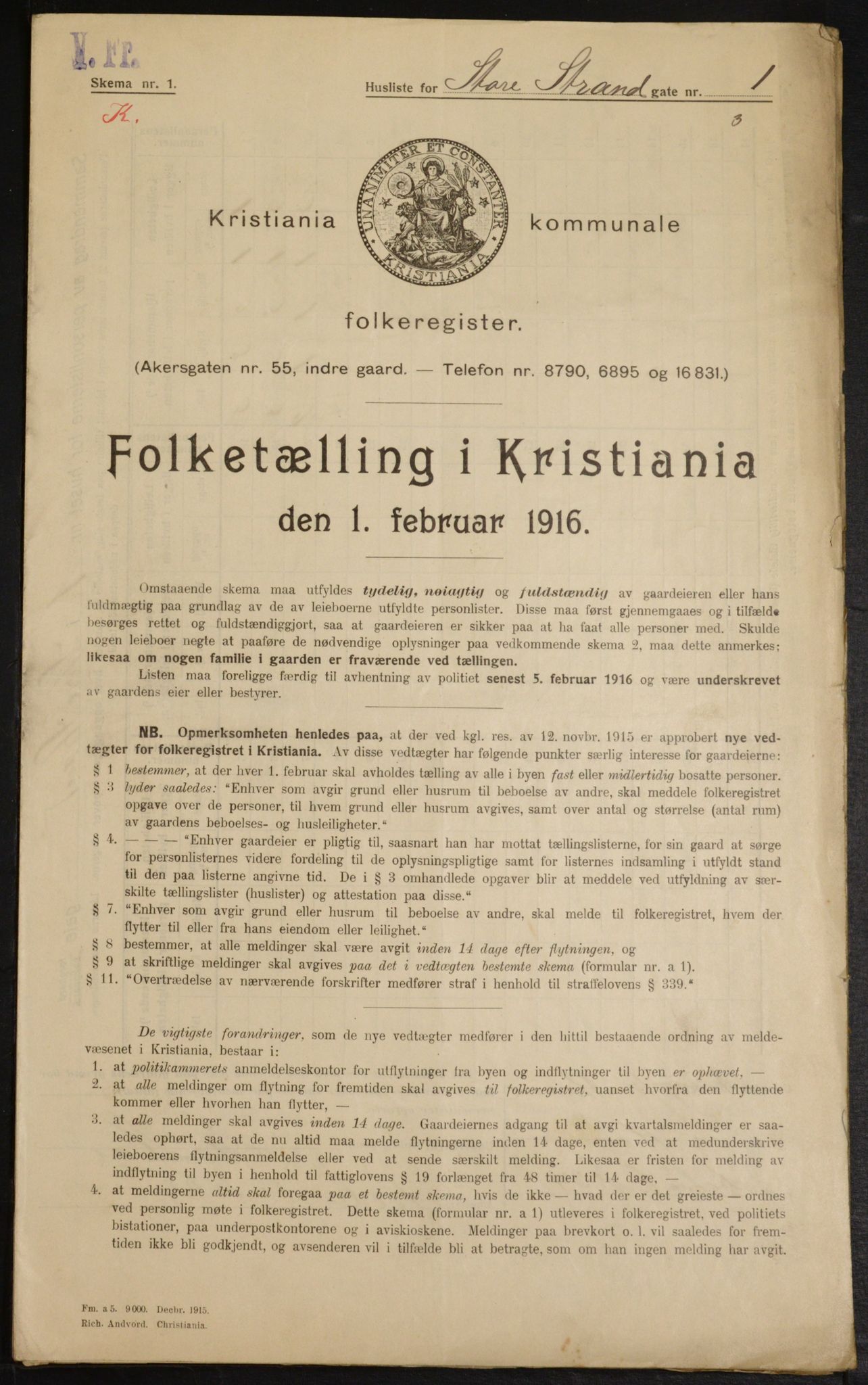 OBA, Kommunal folketelling 1.2.1916 for Kristiania, 1916, s. 105647