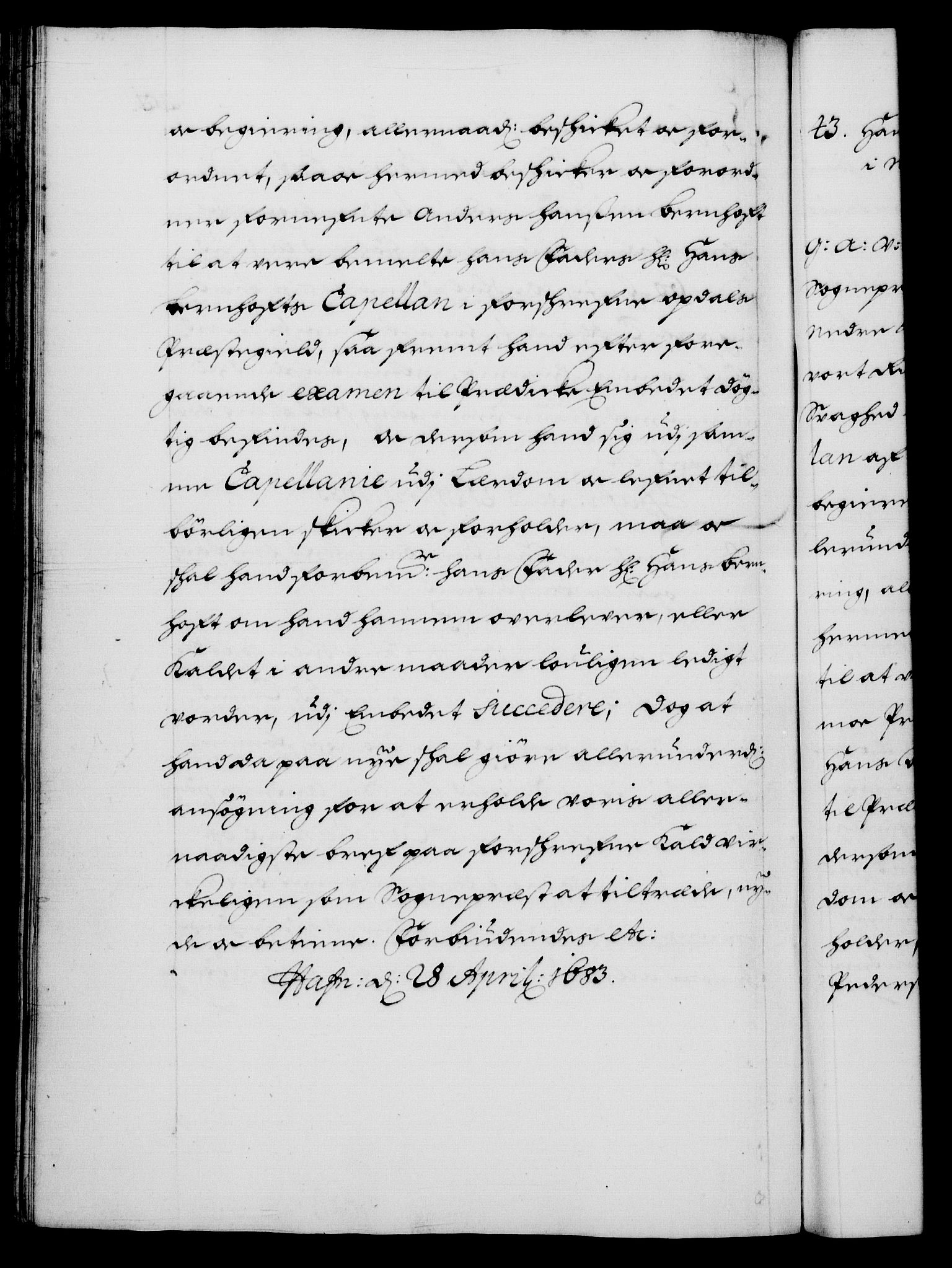 Danske Kanselli 1572-1799, RA/EA-3023/F/Fc/Fca/Fcaa/L0013: Norske registre (mikrofilm), 1681-1684, s. 301b