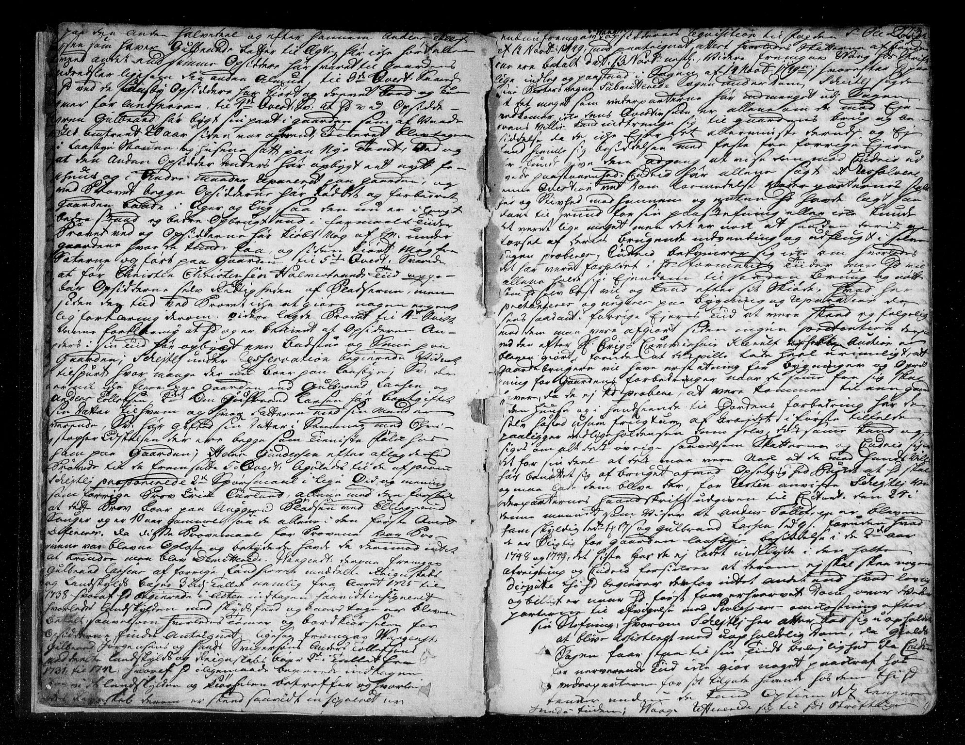 Nedre Romerike sorenskriveri, SAO/A-10469/F/Fb/L0040: Tingbok, 1750-1753, s. 222b-223a