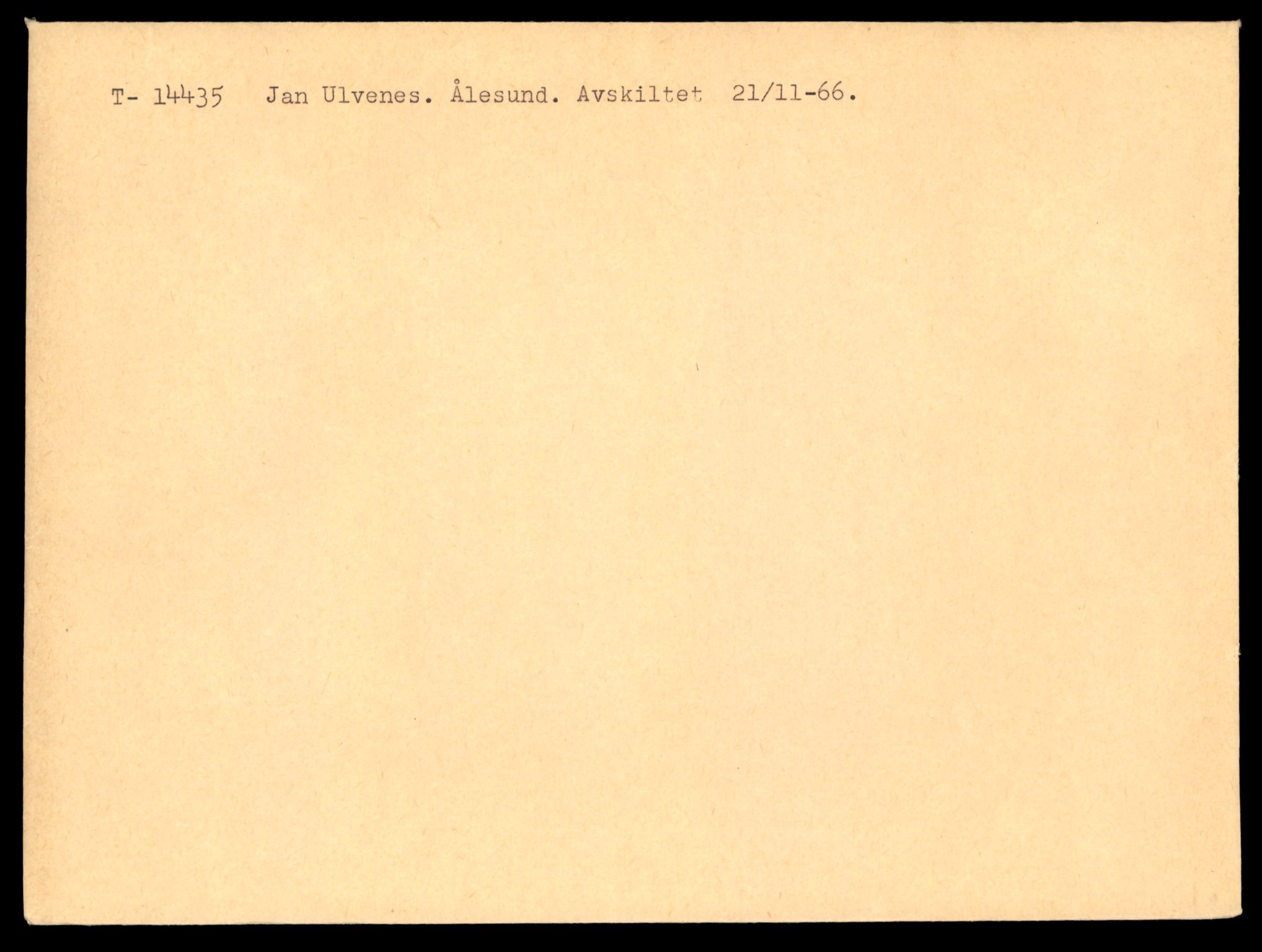 Møre og Romsdal vegkontor - Ålesund trafikkstasjon, AV/SAT-A-4099/F/Fe/L0045: Registreringskort for kjøretøy T 14320 - T 14444, 1927-1998, s. 2966