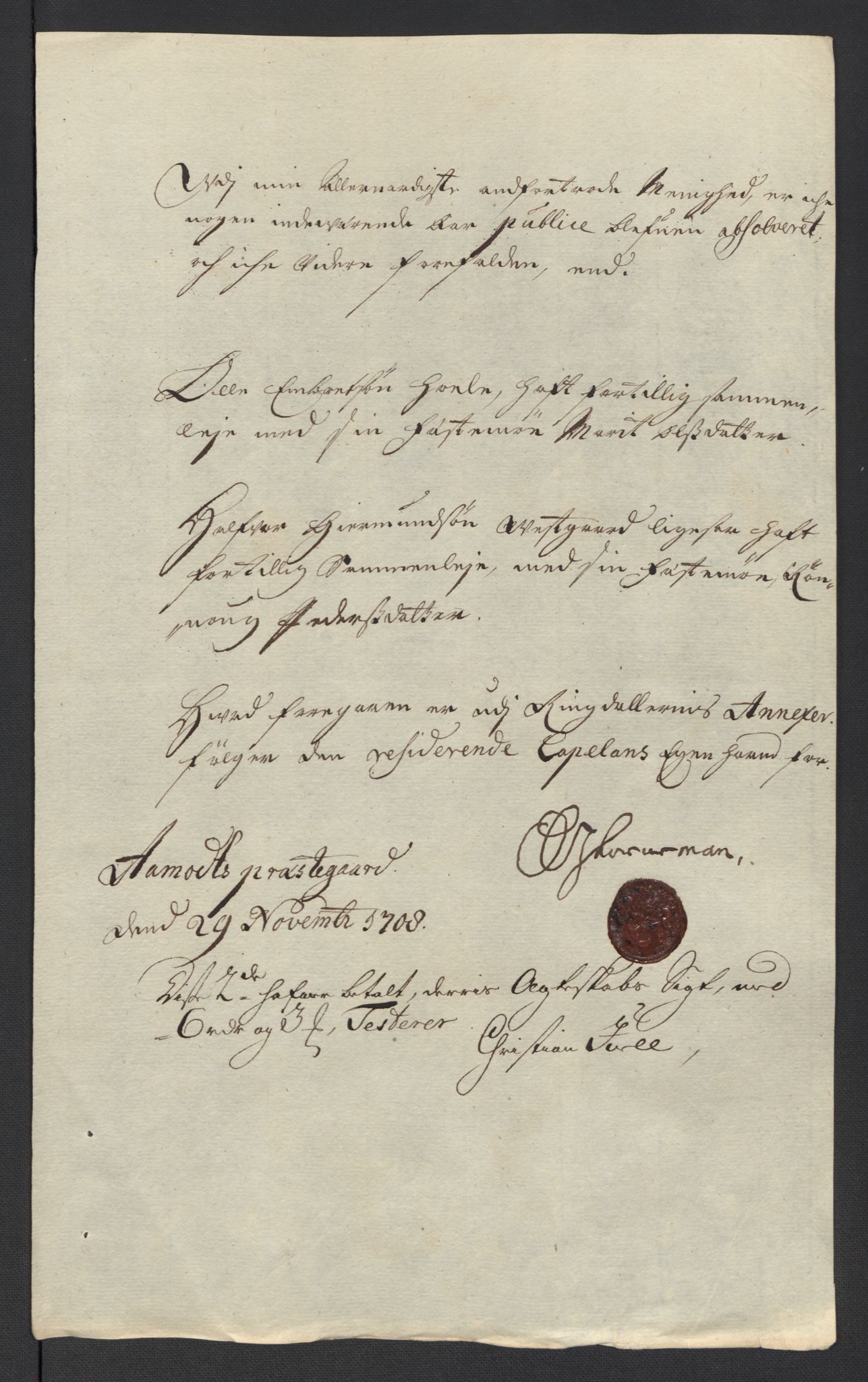 Rentekammeret inntil 1814, Reviderte regnskaper, Fogderegnskap, RA/EA-4092/R13/L0845: Fogderegnskap Solør, Odal og Østerdal, 1708, s. 149