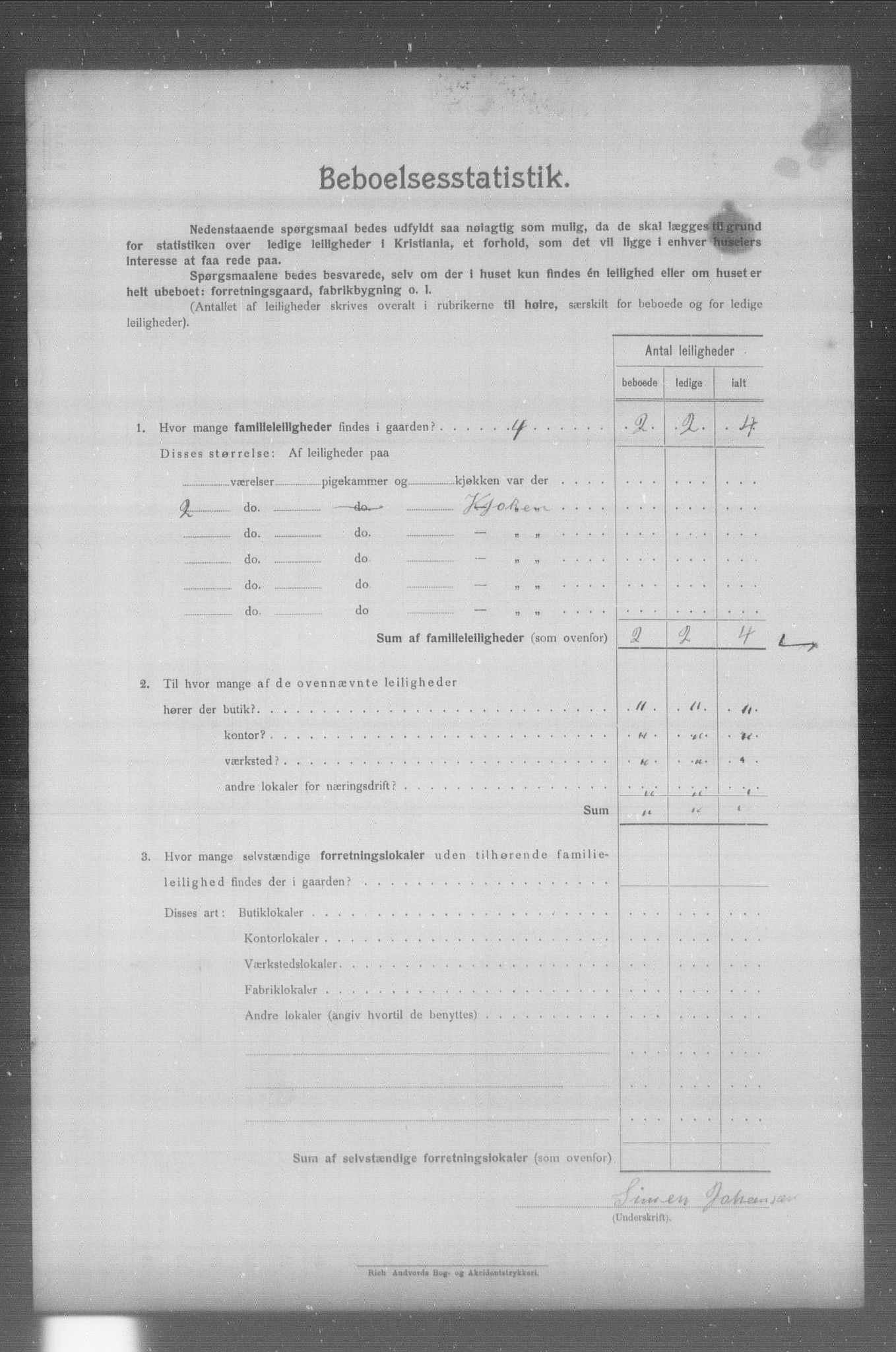 OBA, Kommunal folketelling 31.12.1904 for Kristiania kjøpstad, 1904, s. 22899