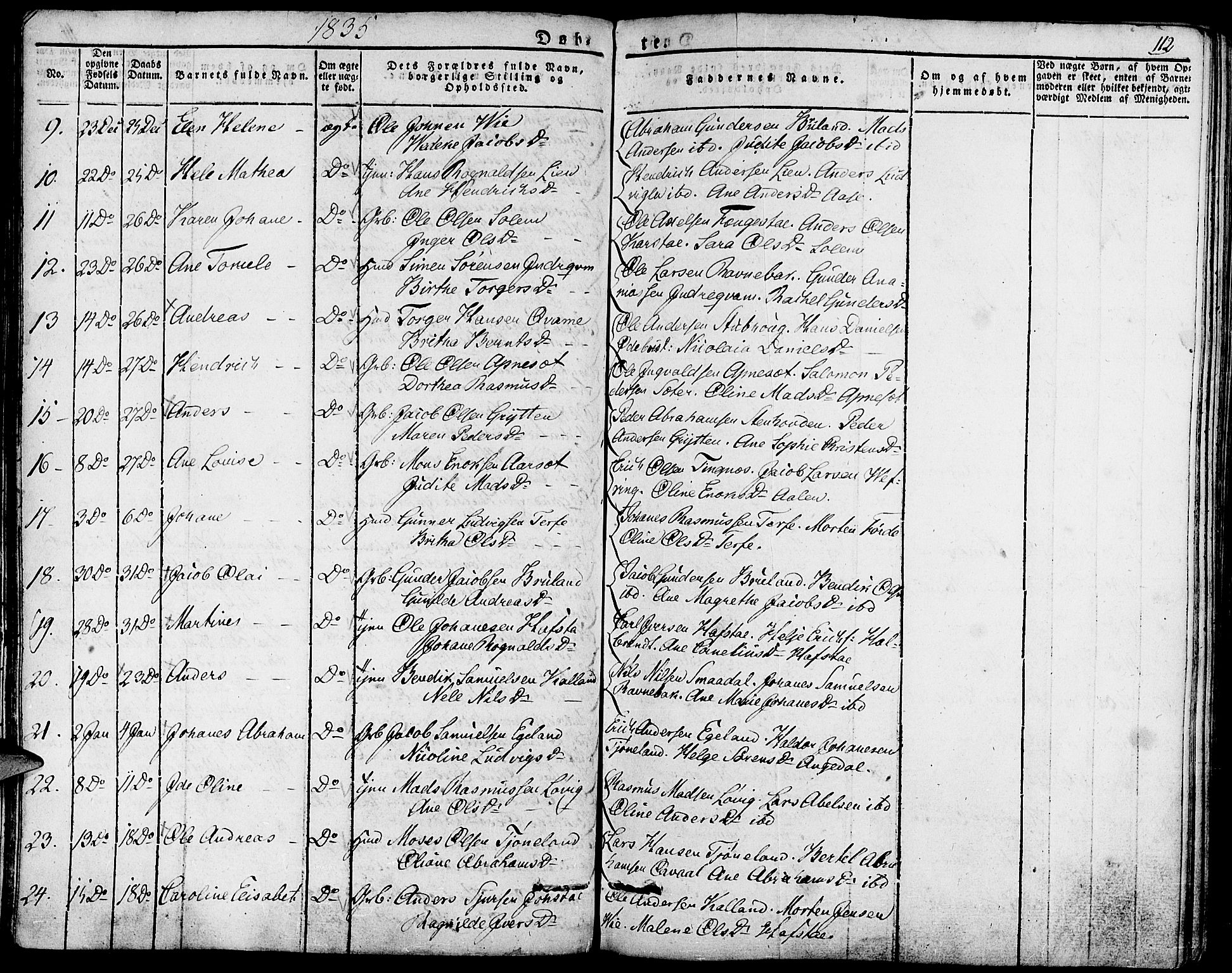 Førde sokneprestembete, AV/SAB-A-79901/H/Haa/Haaa/L0006: Ministerialbok nr. A 6, 1821-1842, s. 112