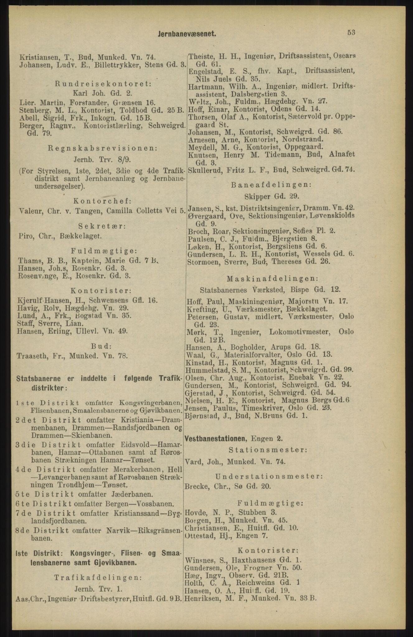 Kristiania/Oslo adressebok, PUBL/-, 1904, s. 53