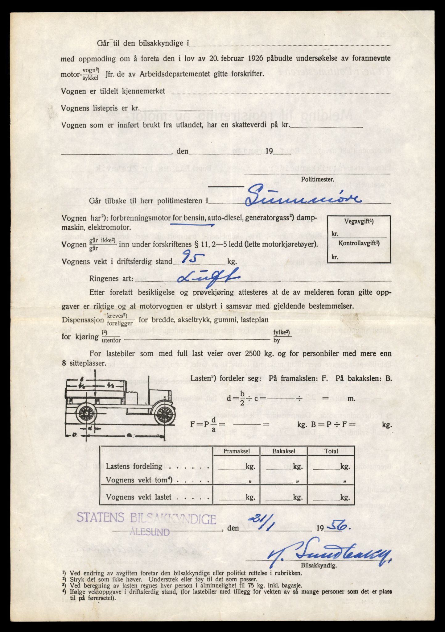 Møre og Romsdal vegkontor - Ålesund trafikkstasjon, AV/SAT-A-4099/F/Fe/L0039: Registreringskort for kjøretøy T 13361 - T 13530, 1927-1998, s. 1346