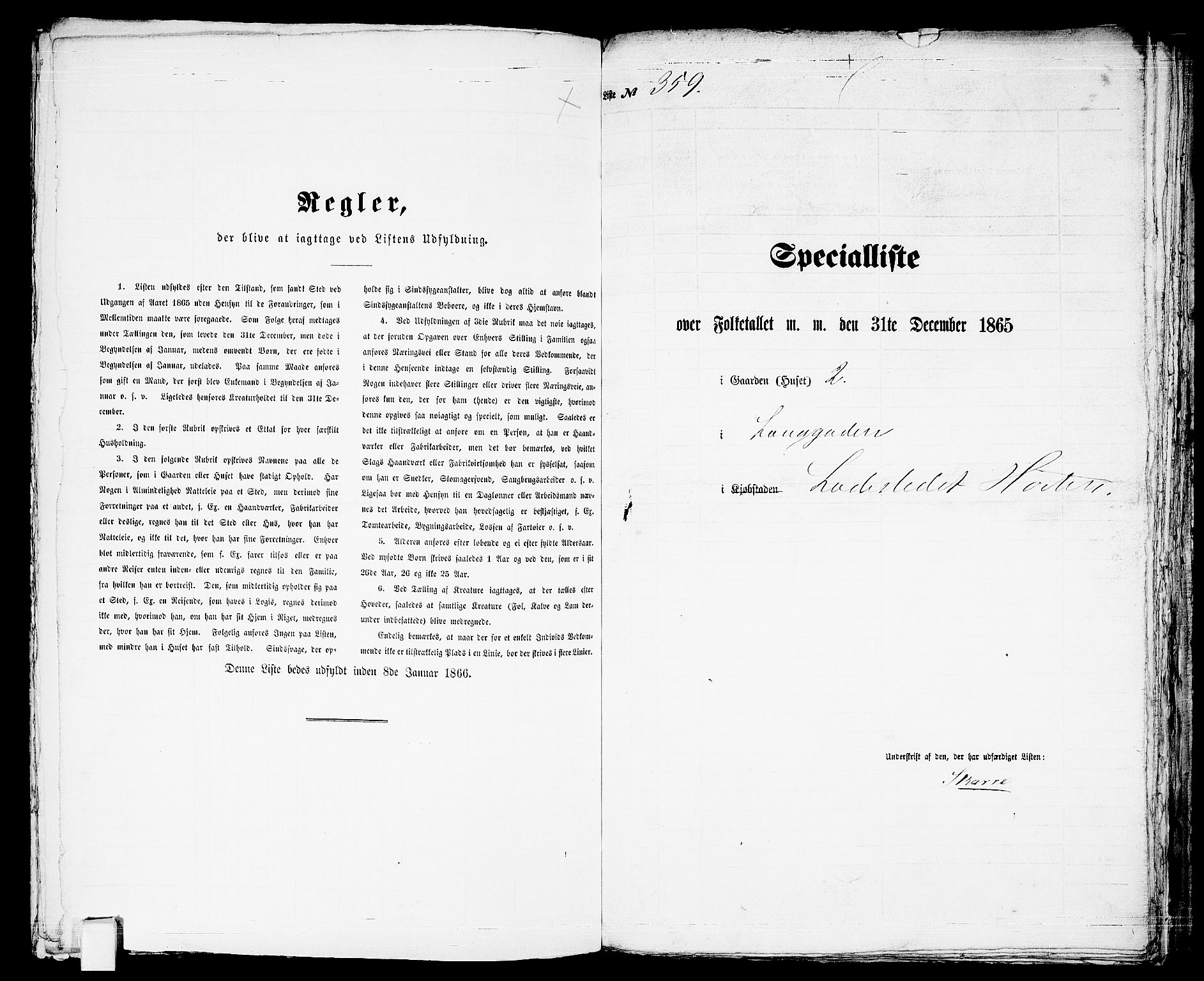 RA, Folketelling 1865 for 0703 Horten ladested, 1865, s. 754