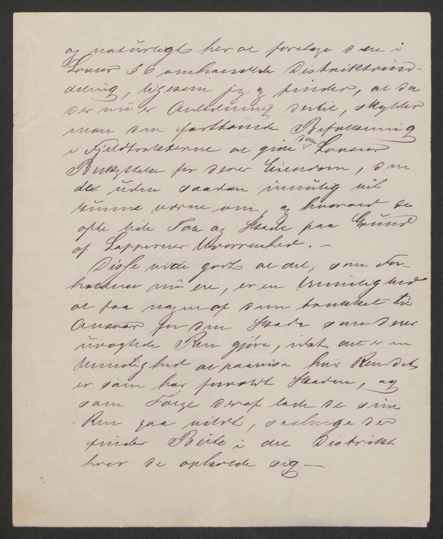 Landbruksdepartementet, Kontorer for reindrift og ferskvannsfiske, AV/RA-S-1247/2/E/Eb/L0014: Lappekommisjonen, 1885-1890, s. 277