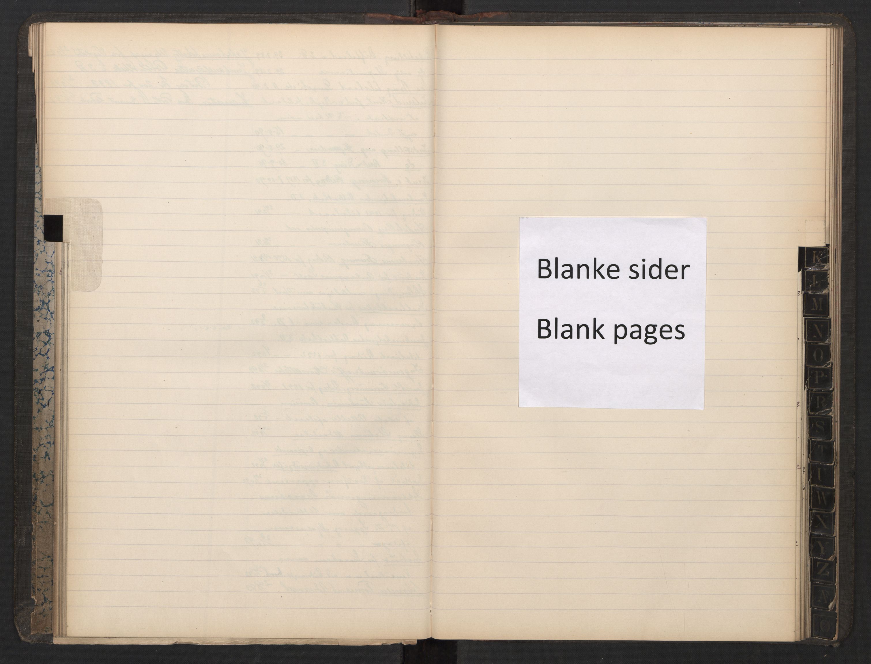 Norges statsbaner, Administrasjons- økonomi- og personalavdelingen, AV/RA-S-3412/A/Aa/L0028: Register til forhandlingsprotokoll, 1889-1893