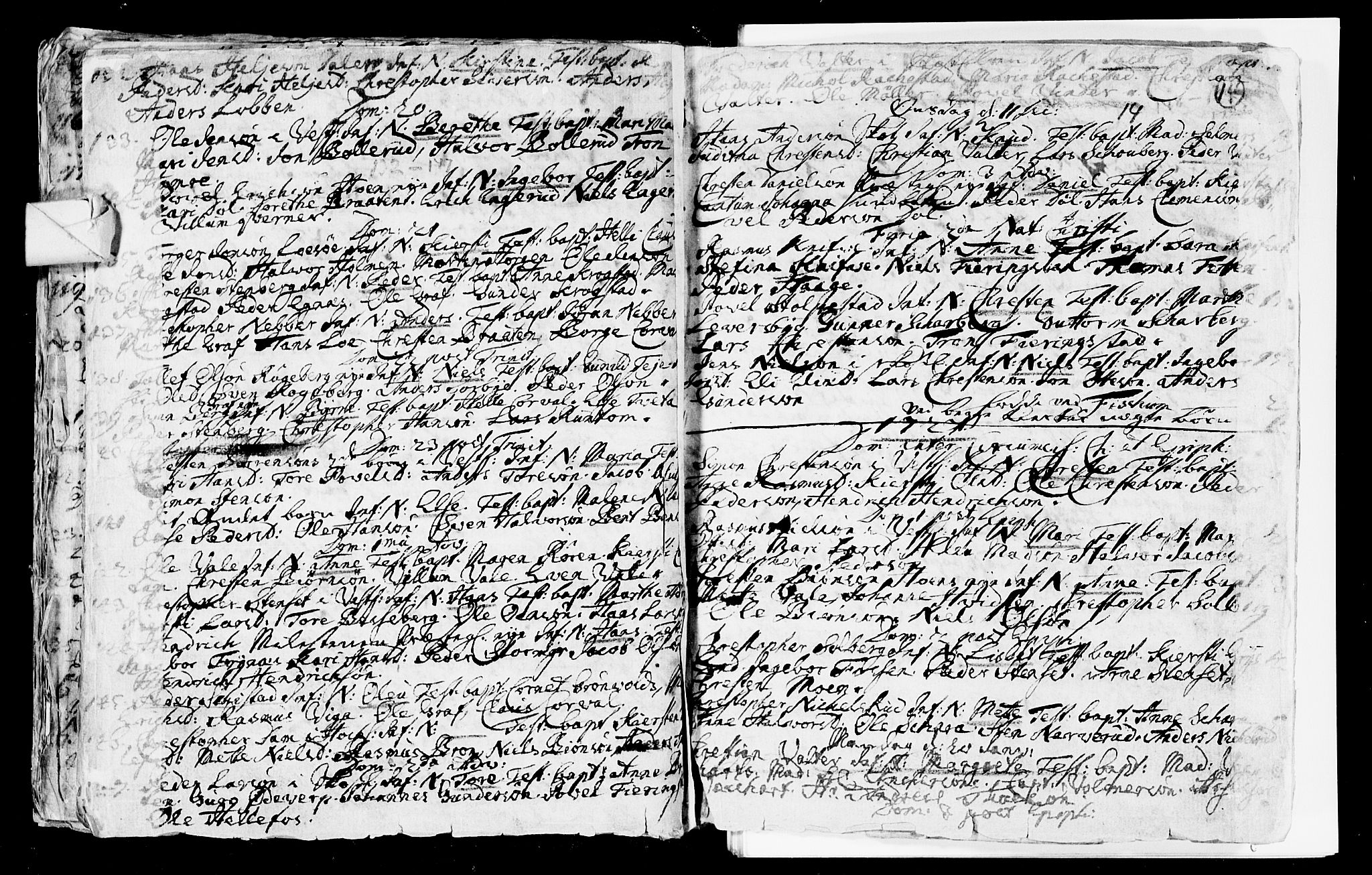 Eiker kirkebøker, SAKO/A-4/F/Fa/L0003: Ministerialbok nr. I 3, 1724-1753, s. 14