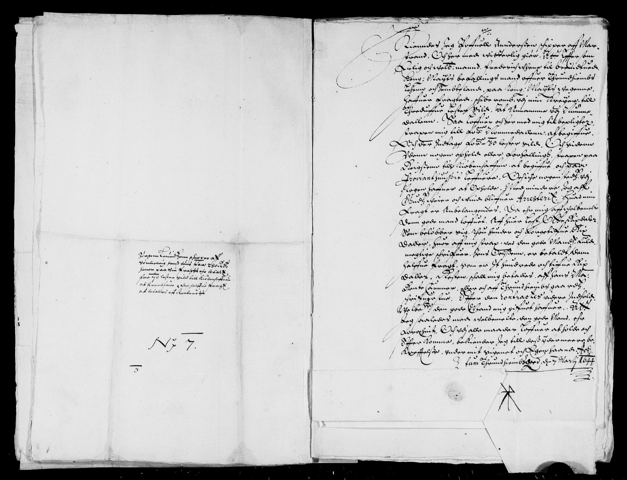 Rentekammeret inntil 1814, Reviderte regnskaper, Lensregnskaper, AV/RA-EA-5023/R/Rb/Rbw/L0077: Trondheim len, 1642-1644