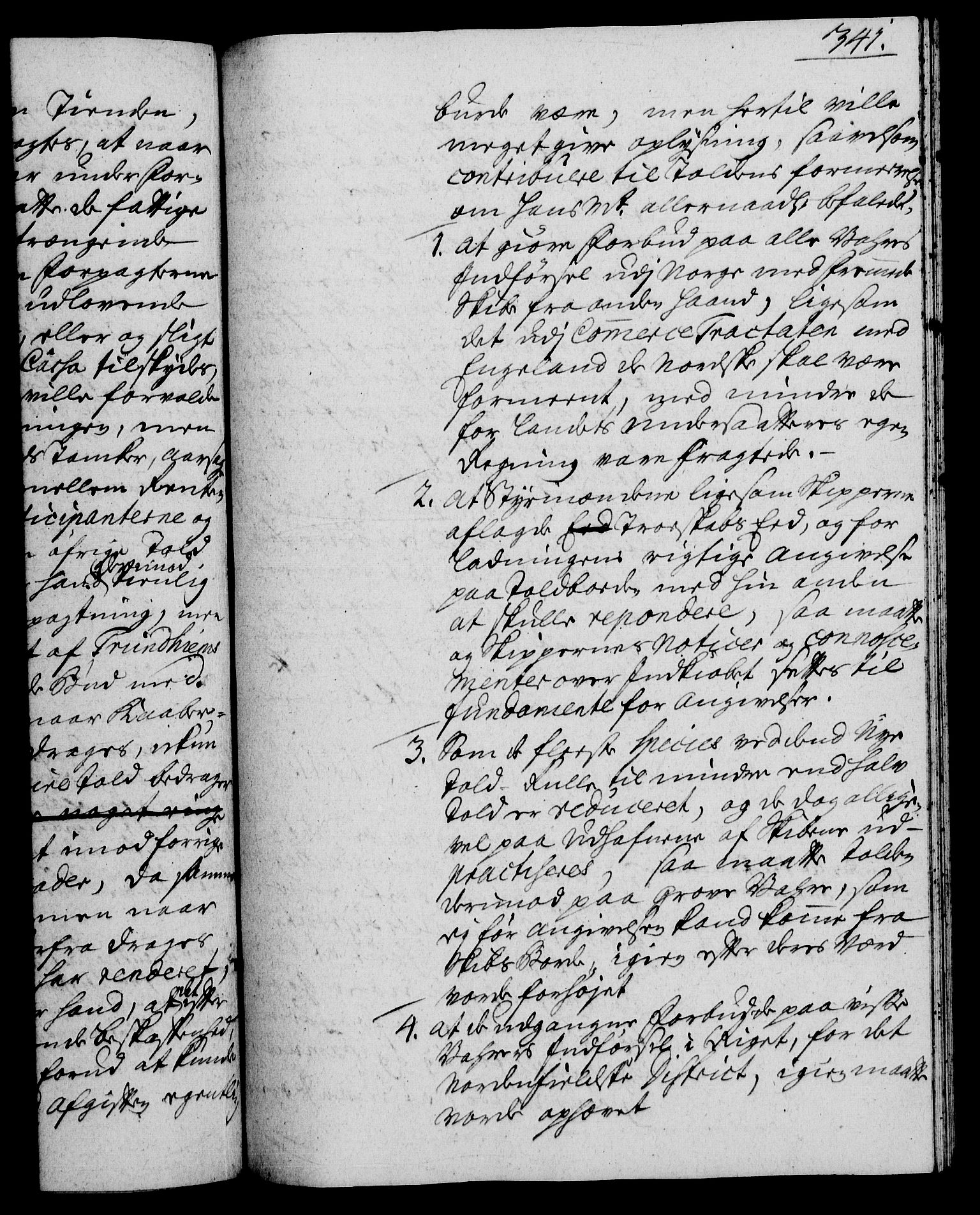 Rentekammeret, Kammerkanselliet, RA/EA-3111/G/Gh/Gha/L0023: Norsk ekstraktmemorialprotokoll (merket RK 53.68), 1741-1742, s. 341