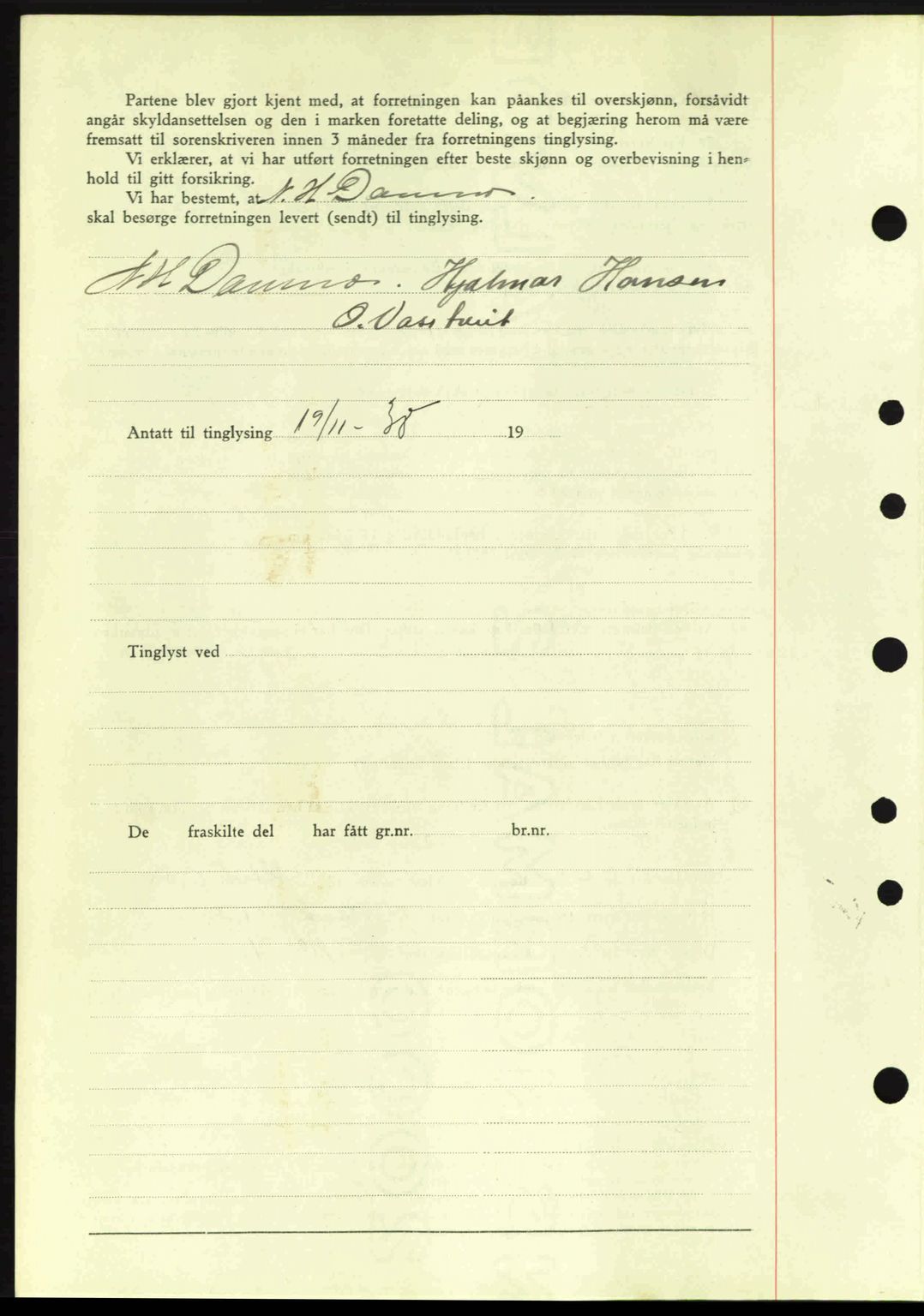 Moss sorenskriveri, SAO/A-10168: Pantebok nr. A5, 1938-1939, Dagboknr: 2523/1938