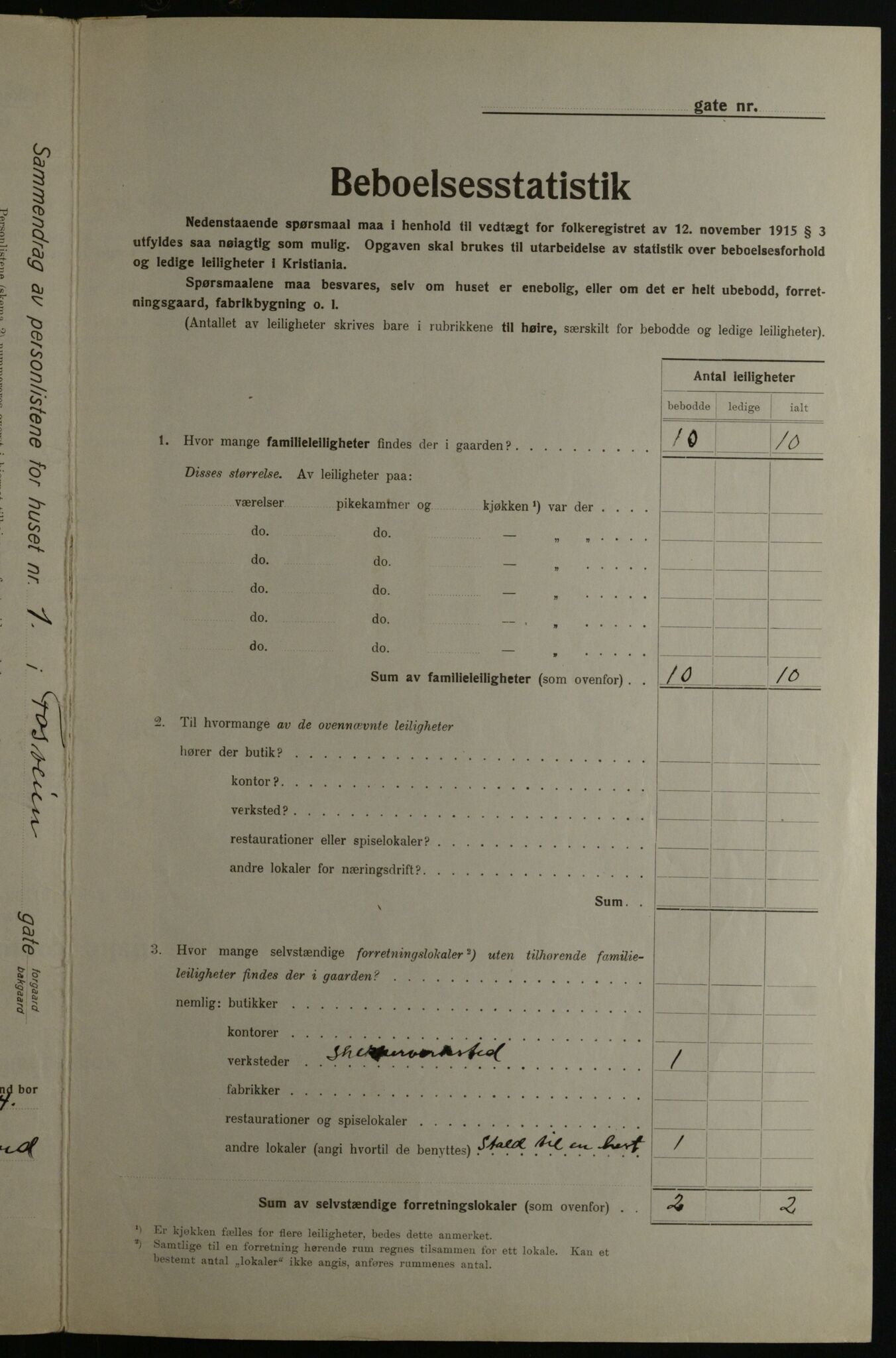 OBA, Kommunal folketelling 1.12.1923 for Kristiania, 1923, s. 27750