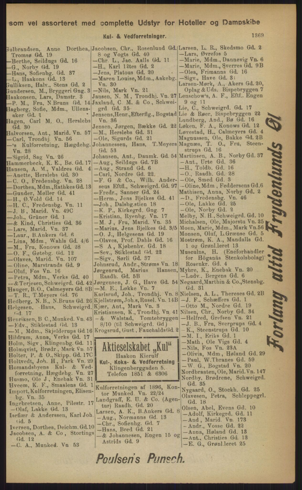 Kristiania/Oslo adressebok, PUBL/-, 1903, s. 1369