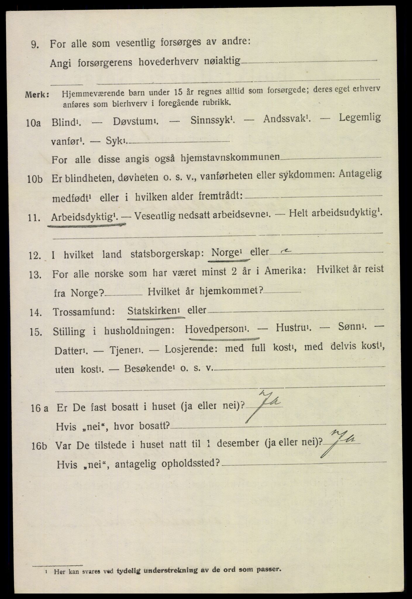 SAH, Folketelling 1920 for 0439 Folldal herred, 1920, s. 1026