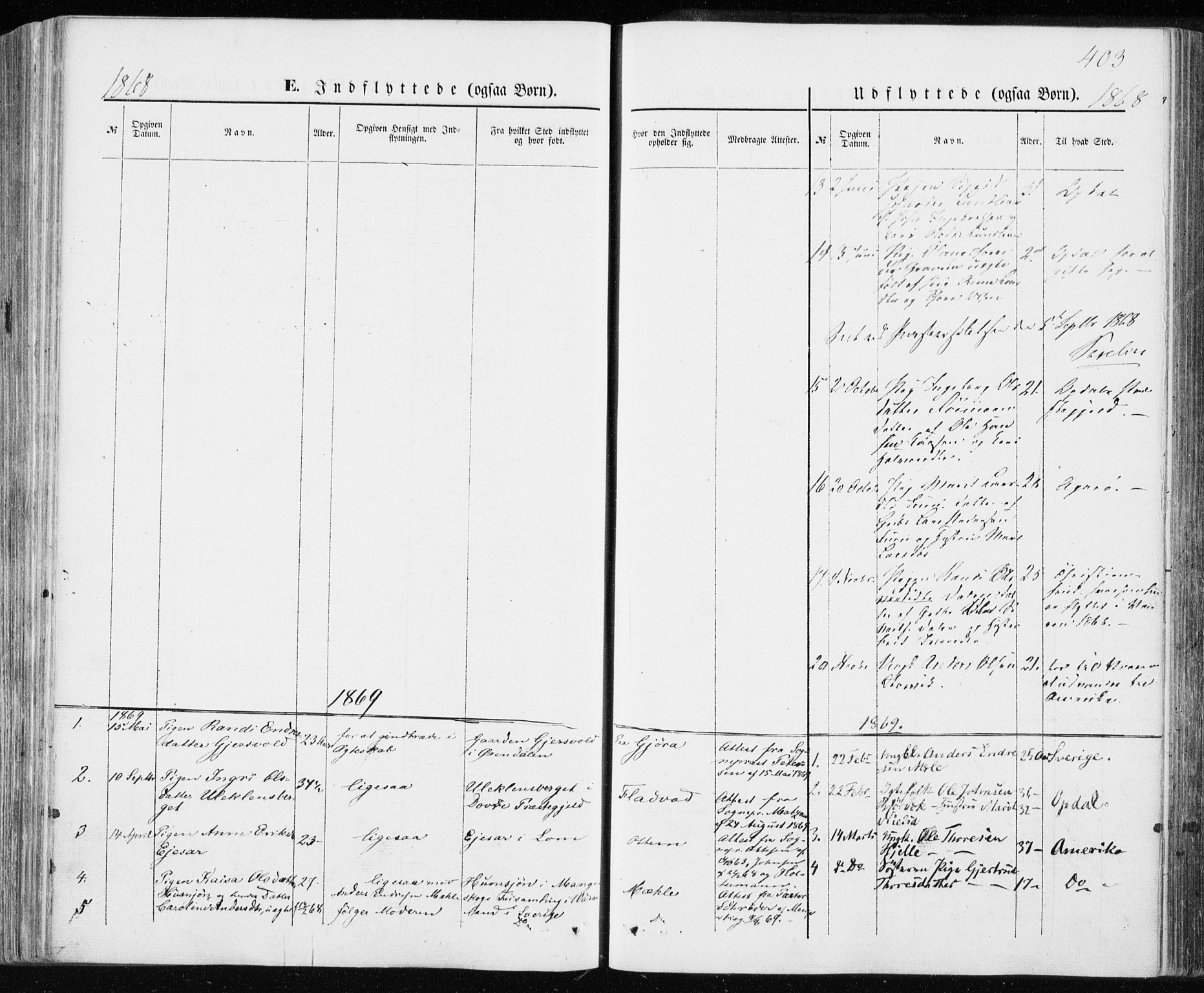 Ministerialprotokoller, klokkerbøker og fødselsregistre - Møre og Romsdal, SAT/A-1454/590/L1013: Ministerialbok nr. 590A05, 1847-1877, s. 403