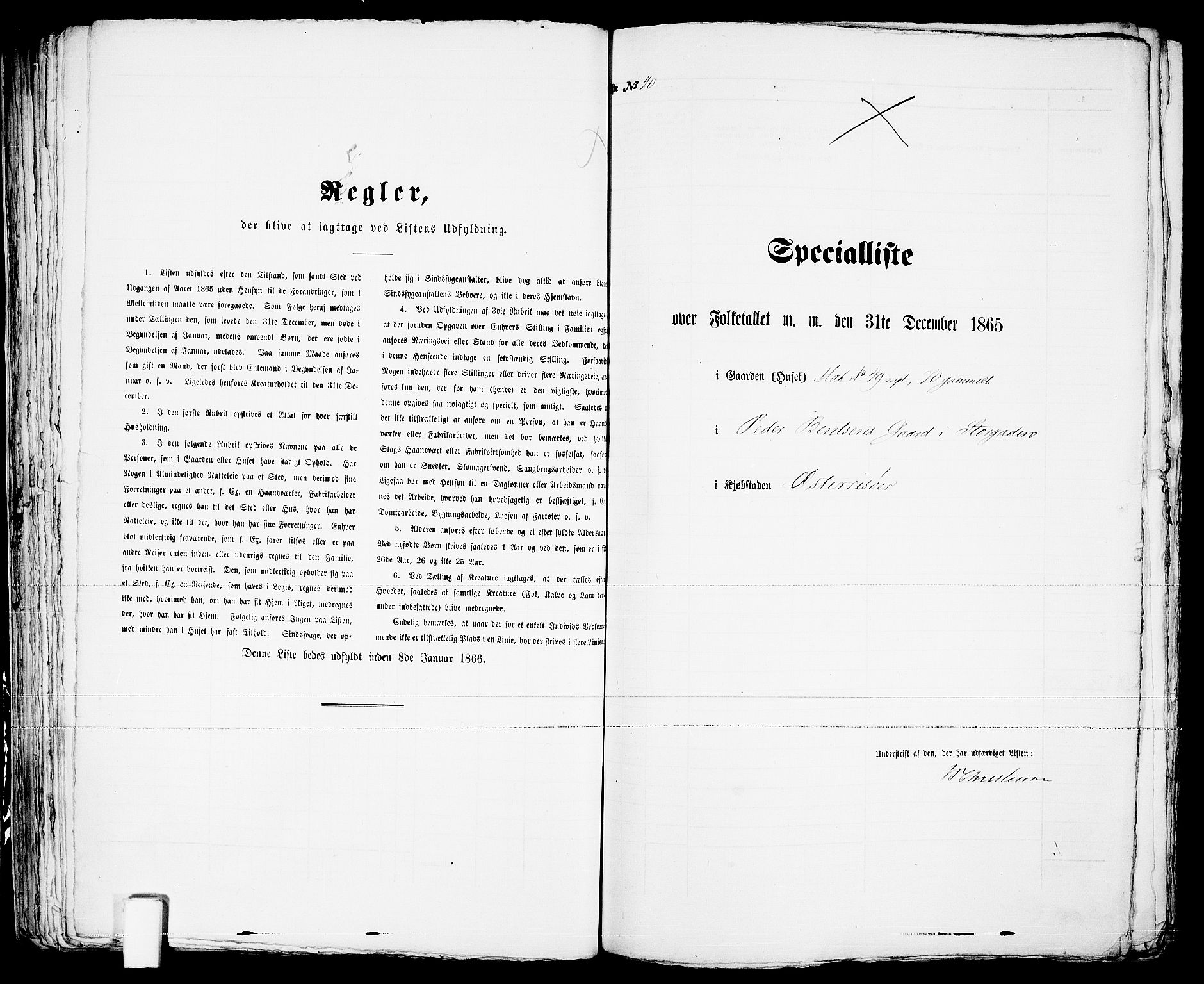 RA, Folketelling 1865 for 0901B Risør prestegjeld, Risør kjøpstad, 1865, s. 87