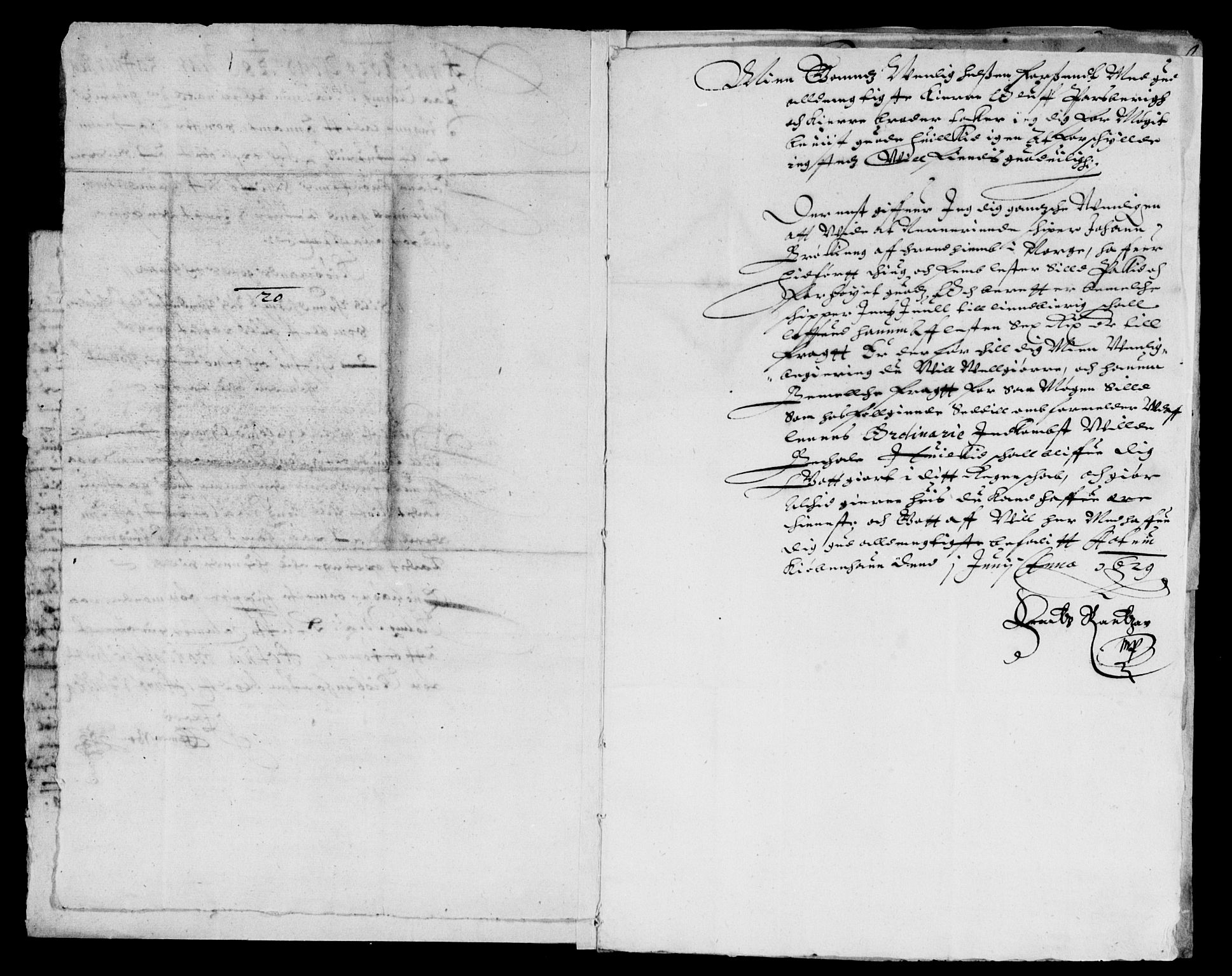 Rentekammeret inntil 1814, Reviderte regnskaper, Lensregnskaper, AV/RA-EA-5023/R/Rb/Rbw/L0040: Trondheim len, 1629-1630