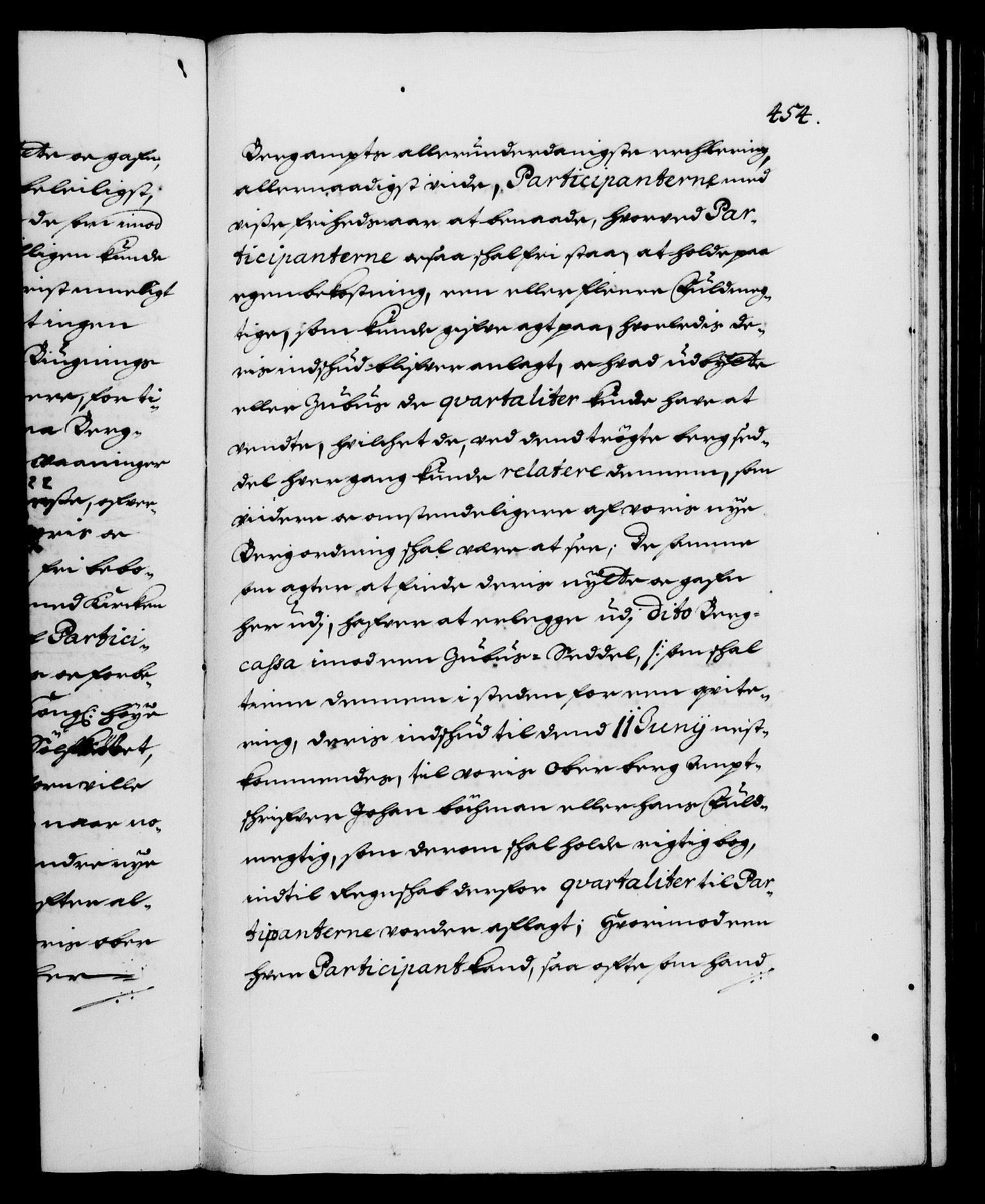 Danske Kanselli 1572-1799, RA/EA-3023/F/Fc/Fca/Fcaa/L0013: Norske registre (mikrofilm), 1681-1684, s. 454a