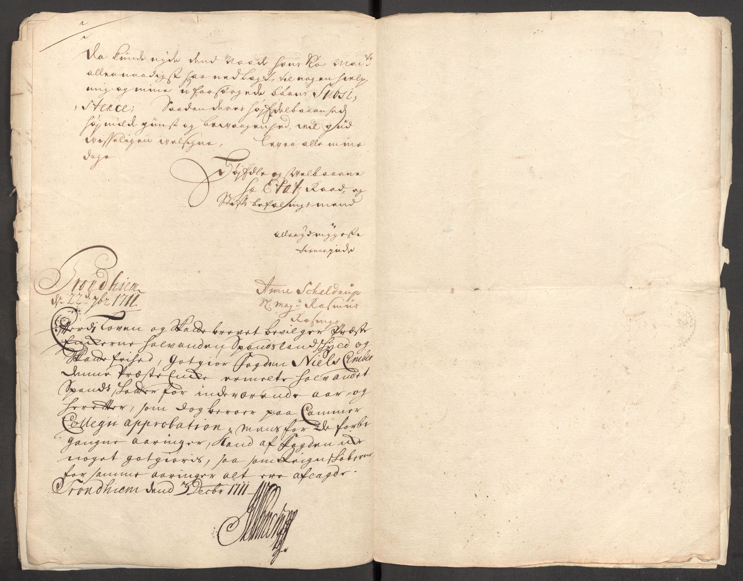 Rentekammeret inntil 1814, Reviderte regnskaper, Fogderegnskap, AV/RA-EA-4092/R57/L3860: Fogderegnskap Fosen, 1711, s. 248