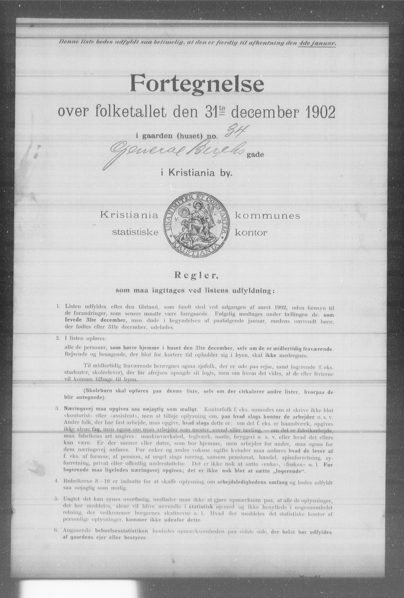 OBA, Kommunal folketelling 31.12.1902 for Kristiania kjøpstad, 1902, s. 5533