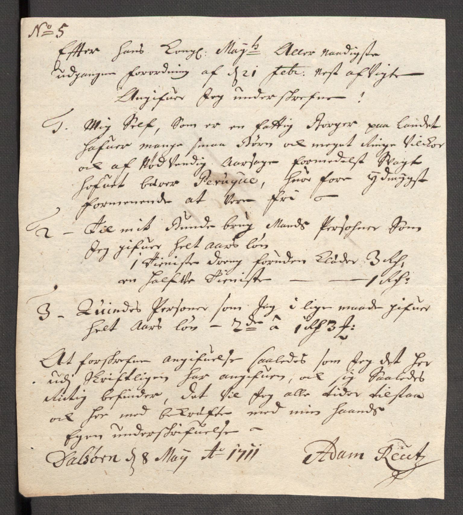 Rentekammeret inntil 1814, Reviderte regnskaper, Fogderegnskap, RA/EA-4092/R52/L3317: Fogderegnskap Sogn, 1711, s. 376